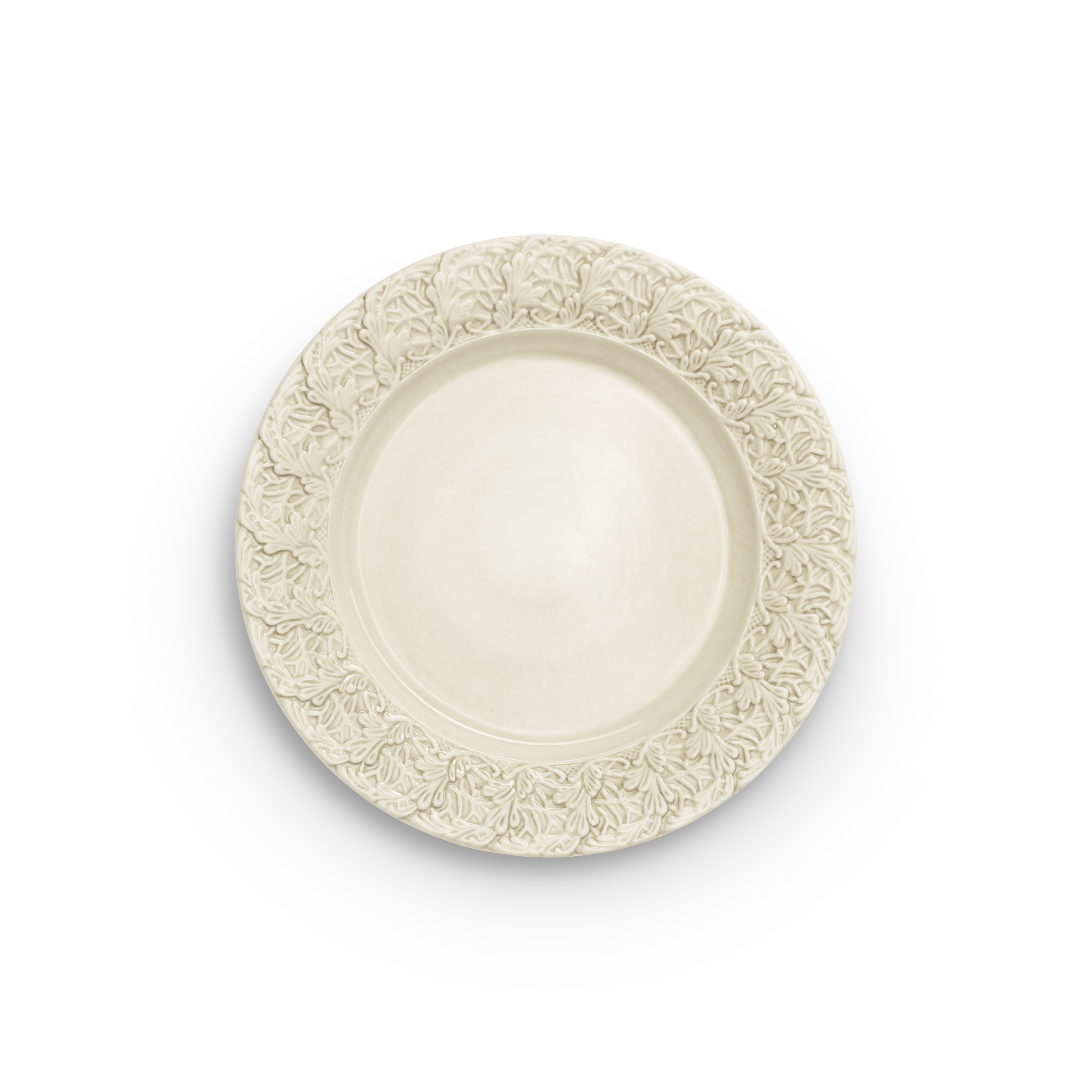 Lace Plate 25 cm Sand