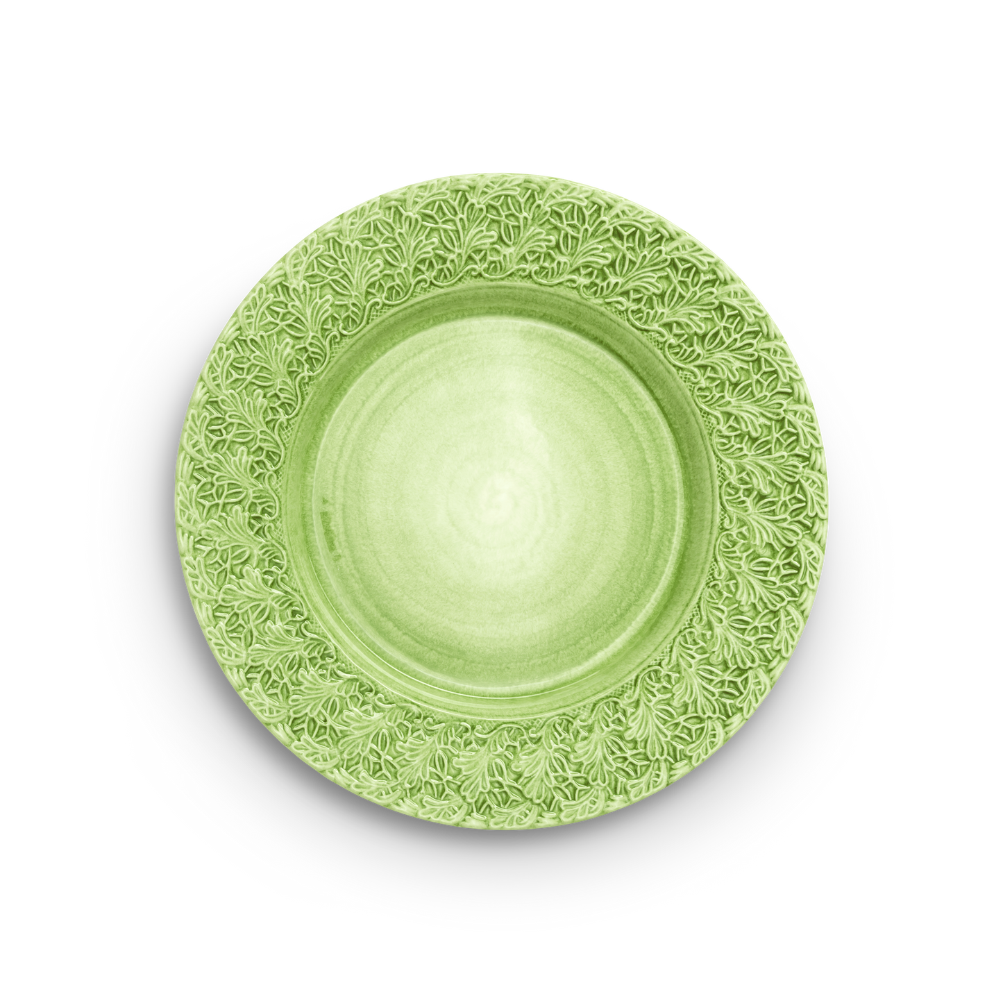 Lace Plate 32 cm Green