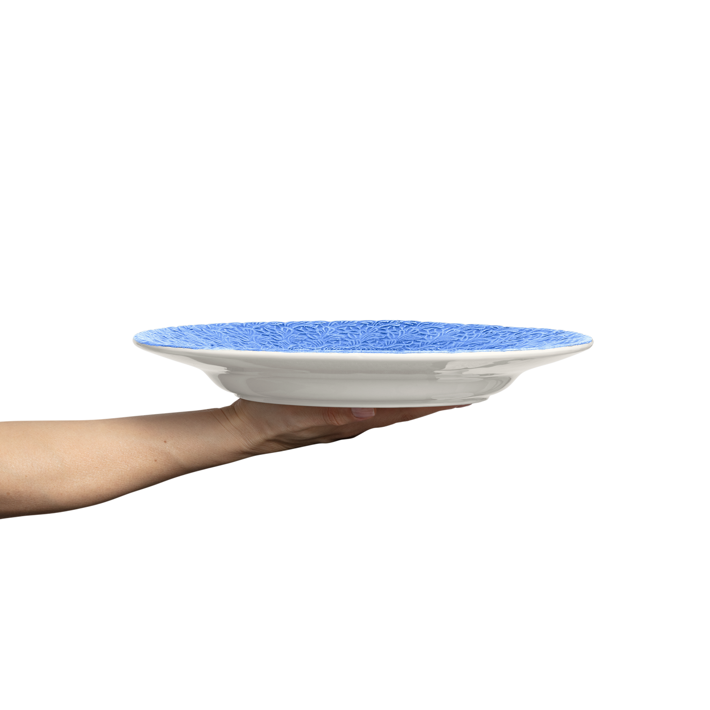 Lace Plate 32 cm Light Blue