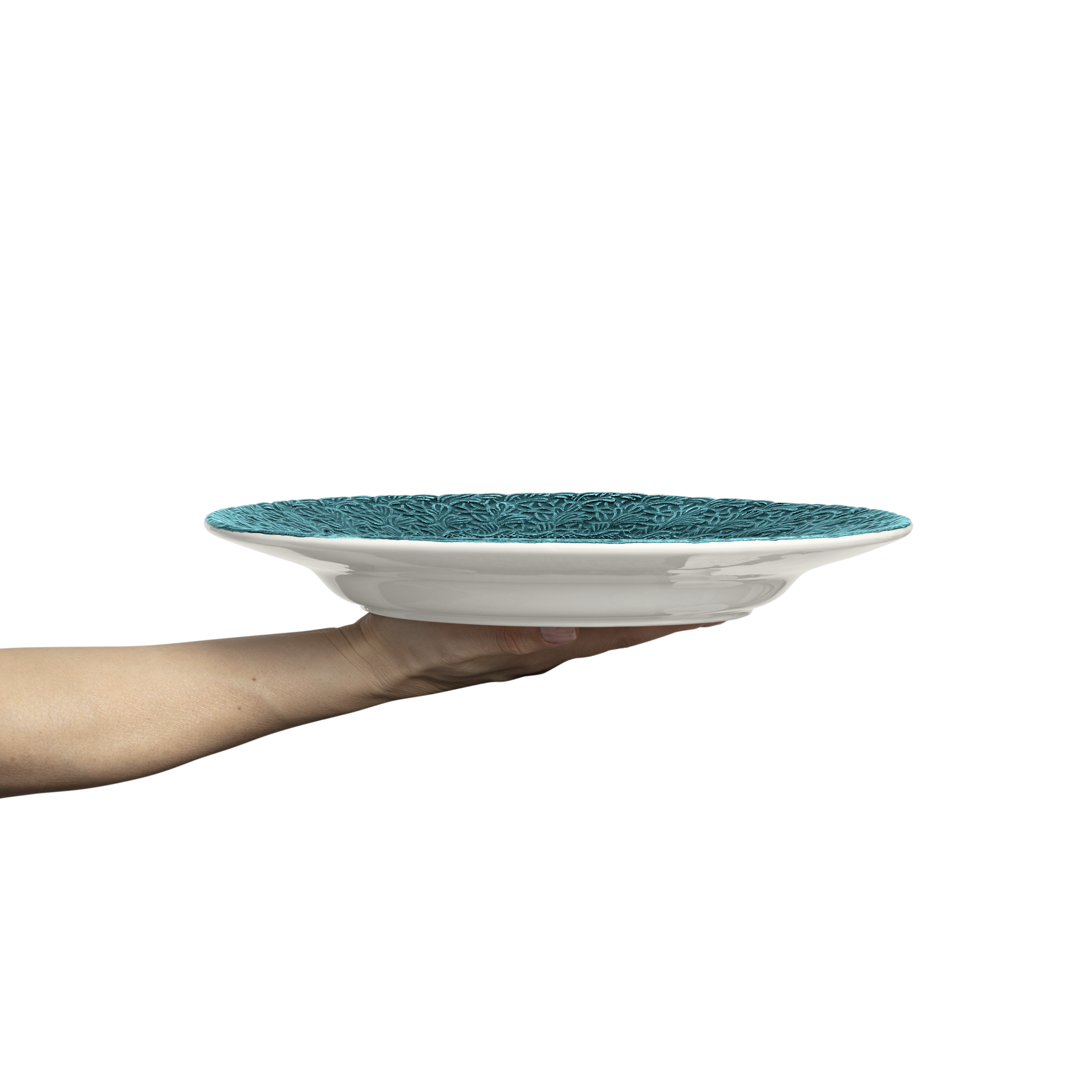 Lace Plate 32 cm Ocean