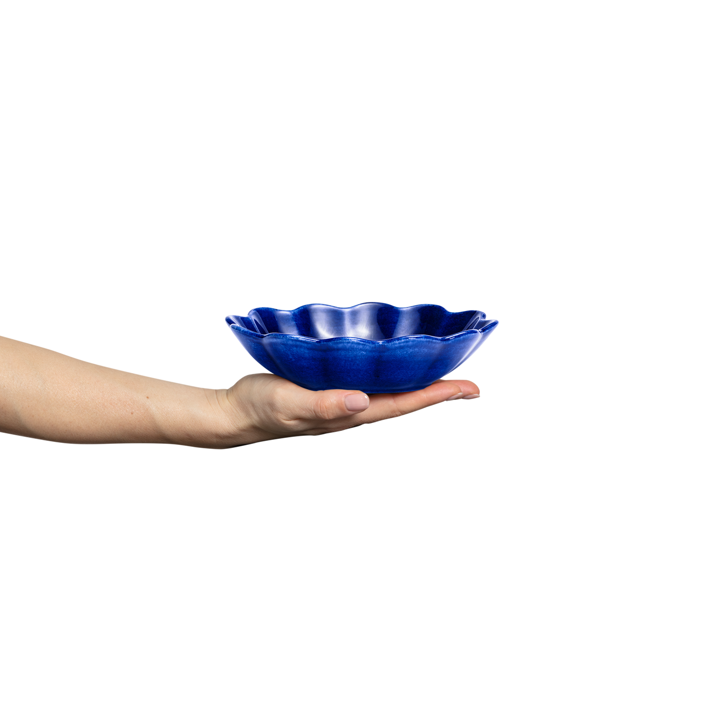Oyster Bowl 18 x 16 cm / 40 cl Blue