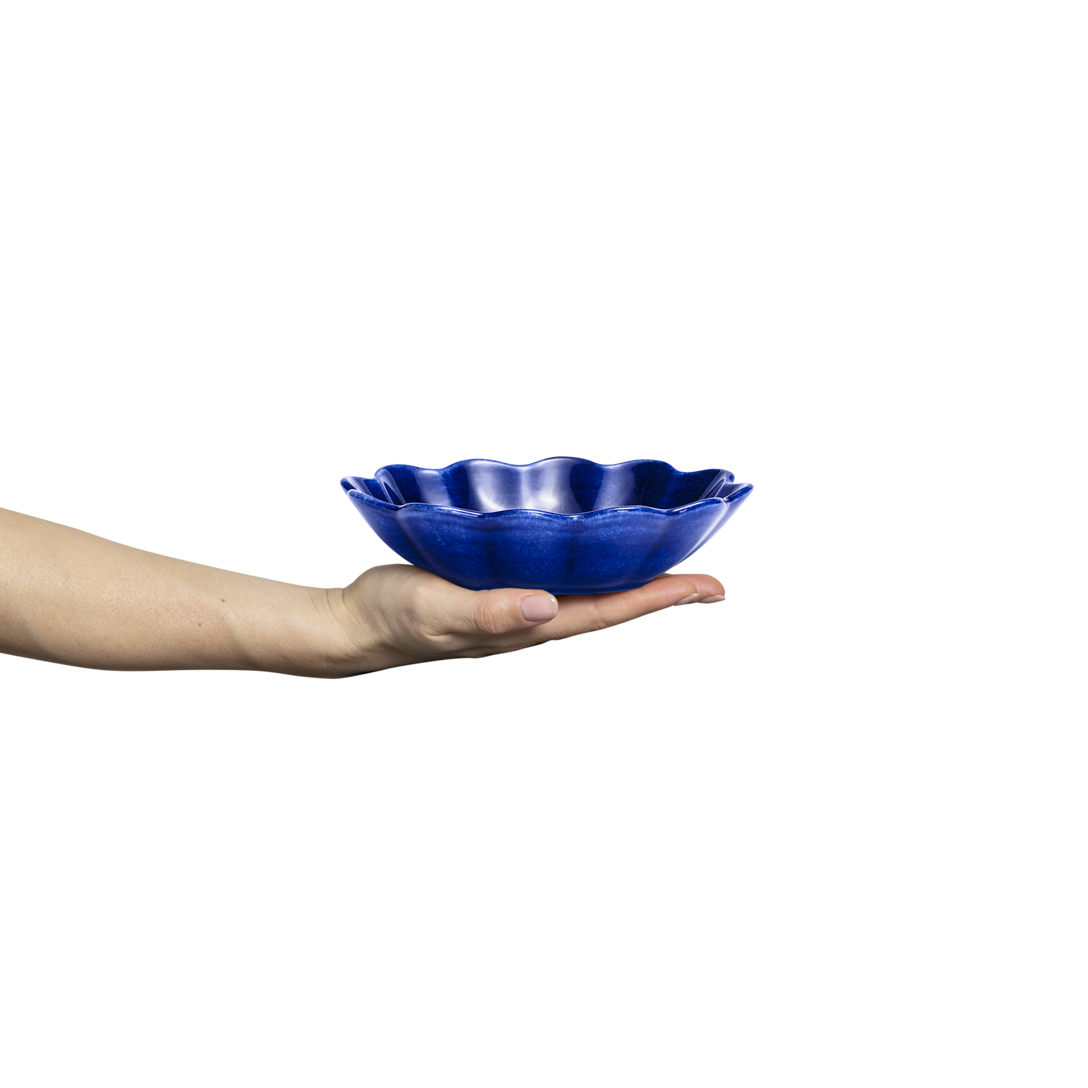 Oyster Bowl 18 x 16 cm / 40 cl Blue