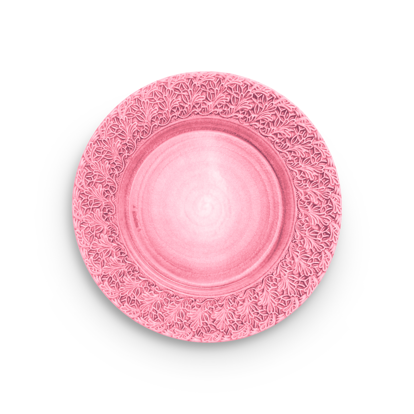 Lace Plate 32 cm Pink