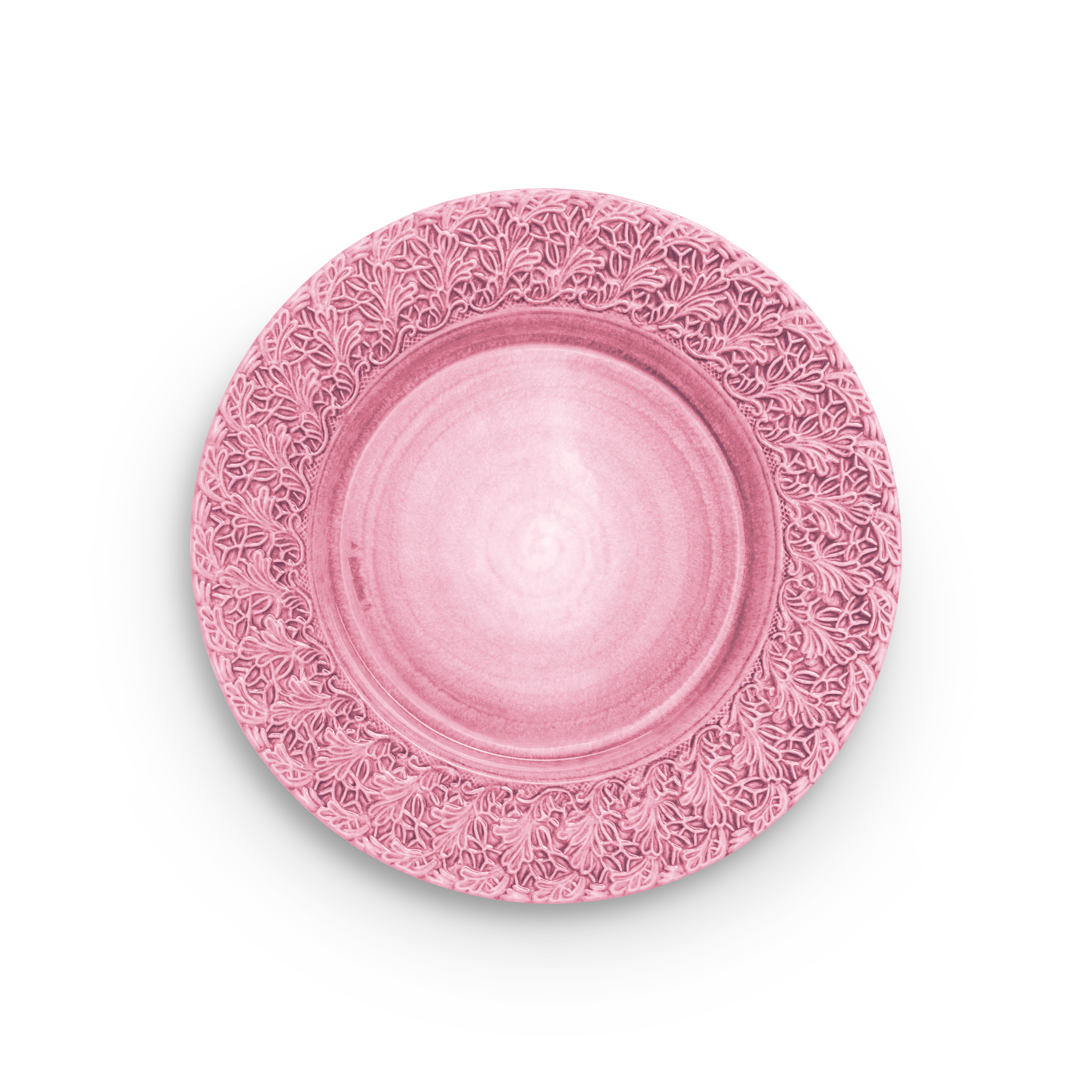 Lace Plate 32 cm Pink