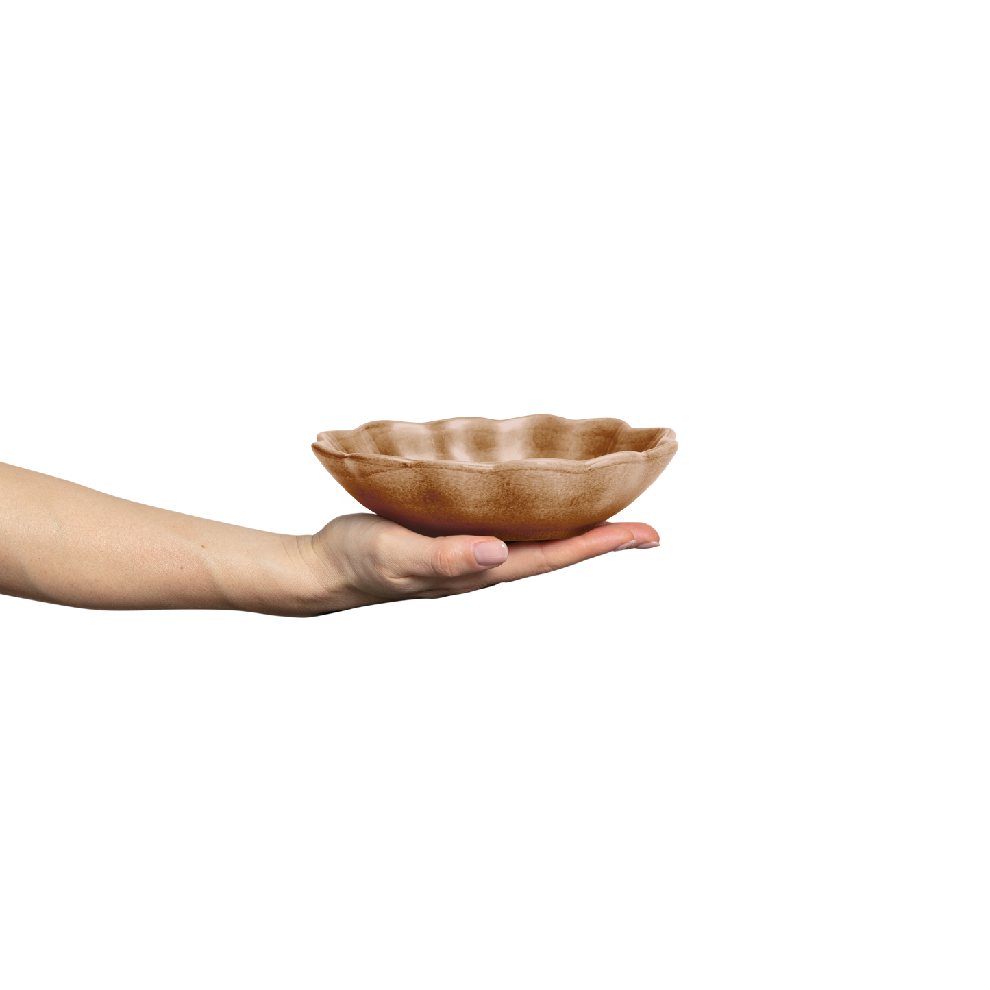 Oyster Bowl 18 x 16 cm / 40 cl Cinnamon