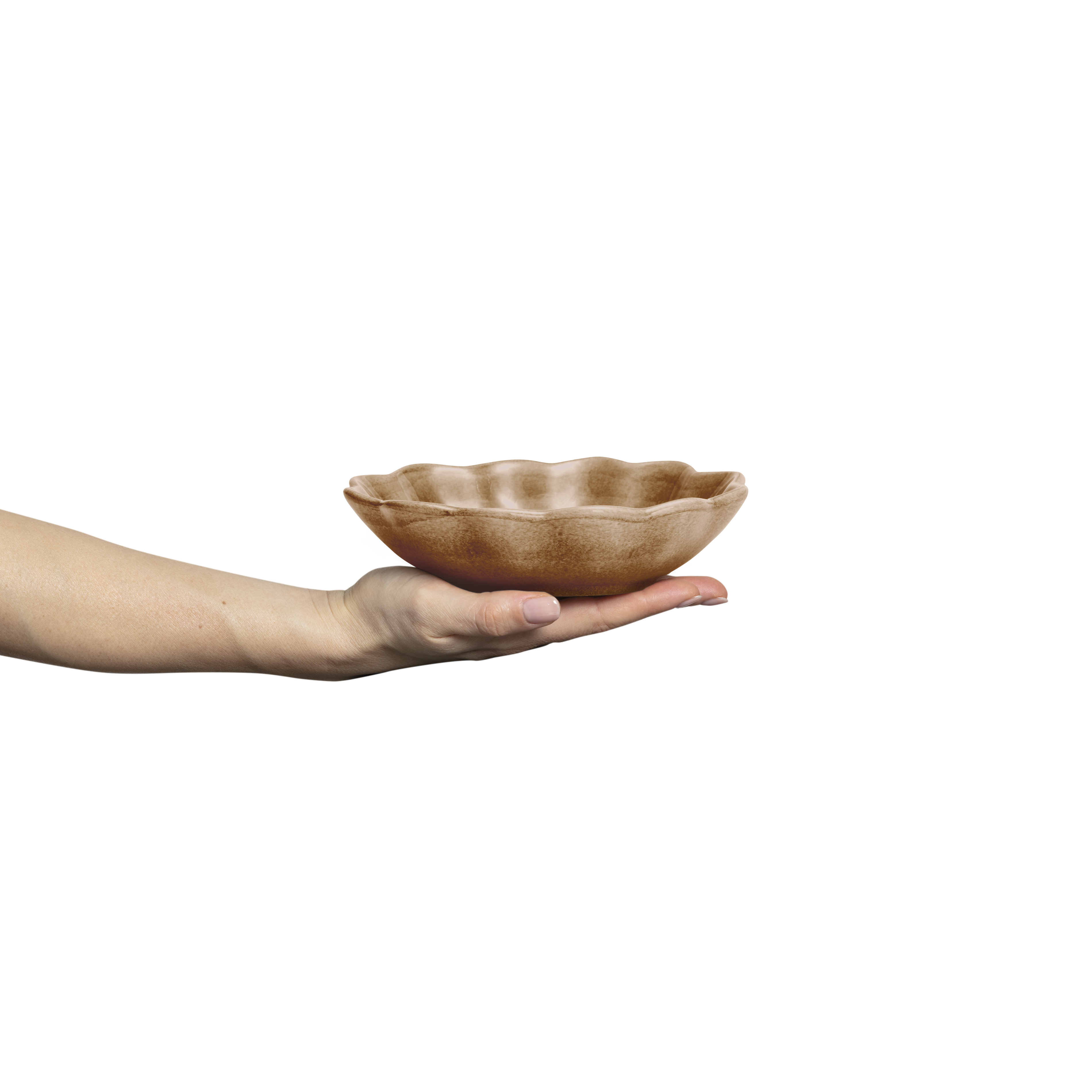 Oyster Bowl 18 x 16 cm / 40 cl Cinnamon