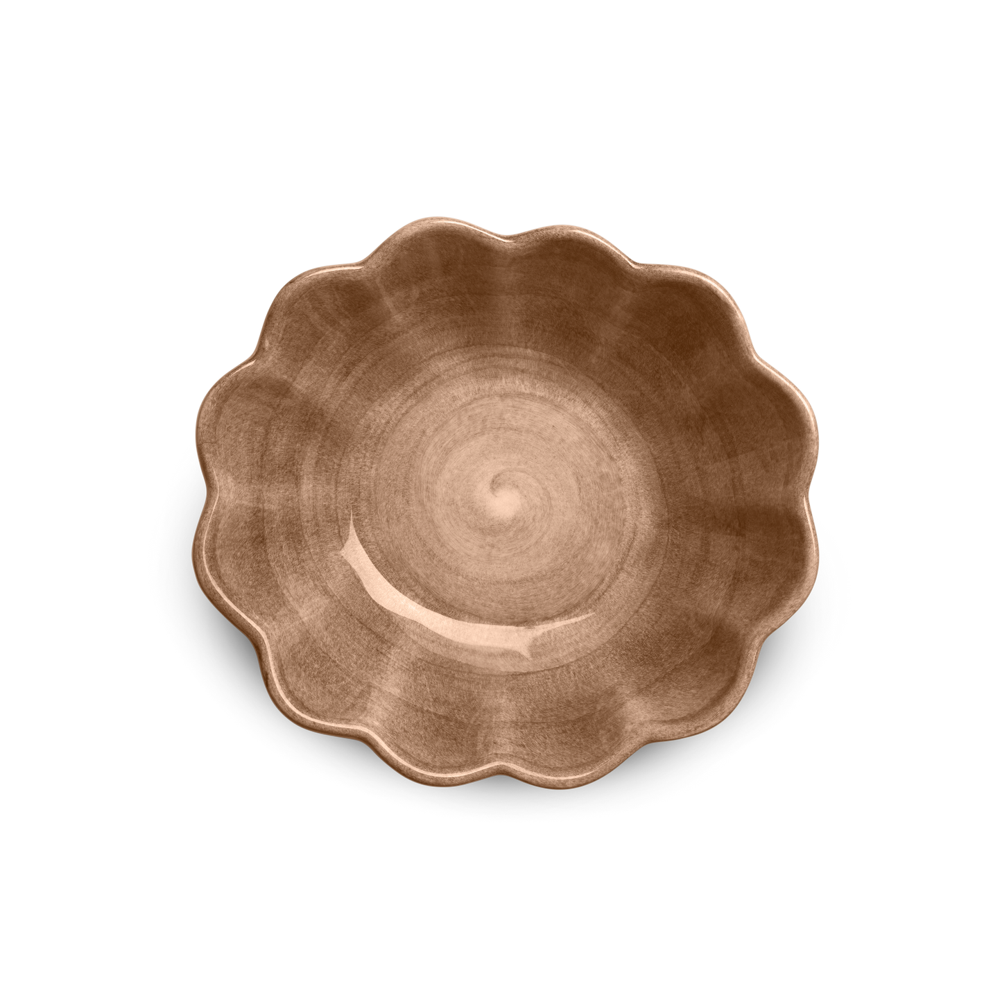 Oyster Bowl 18 x 16 cm / 40 cl Cinnamon