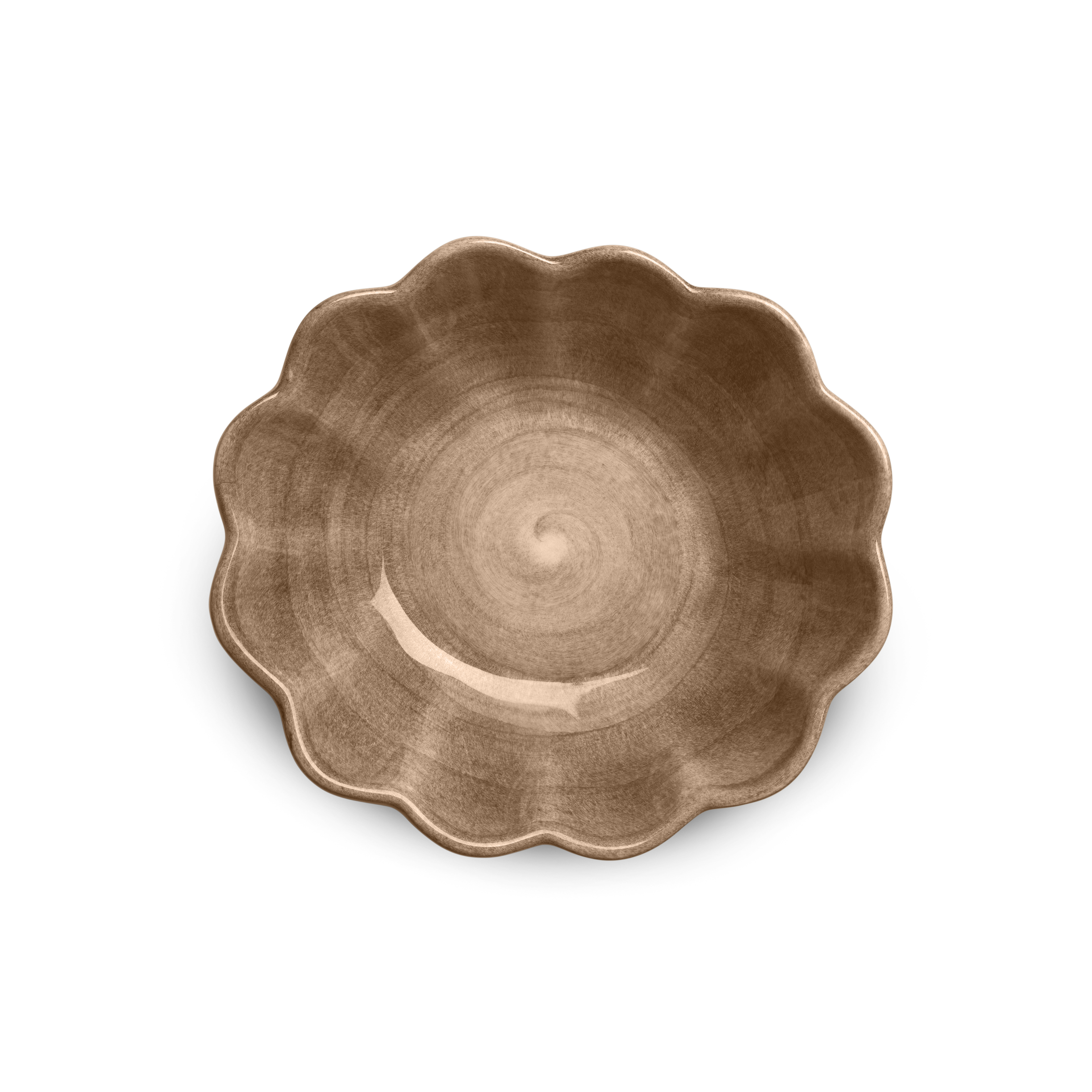 Oyster Bowl 18 x 16 cm / 40 cl Cinnamon