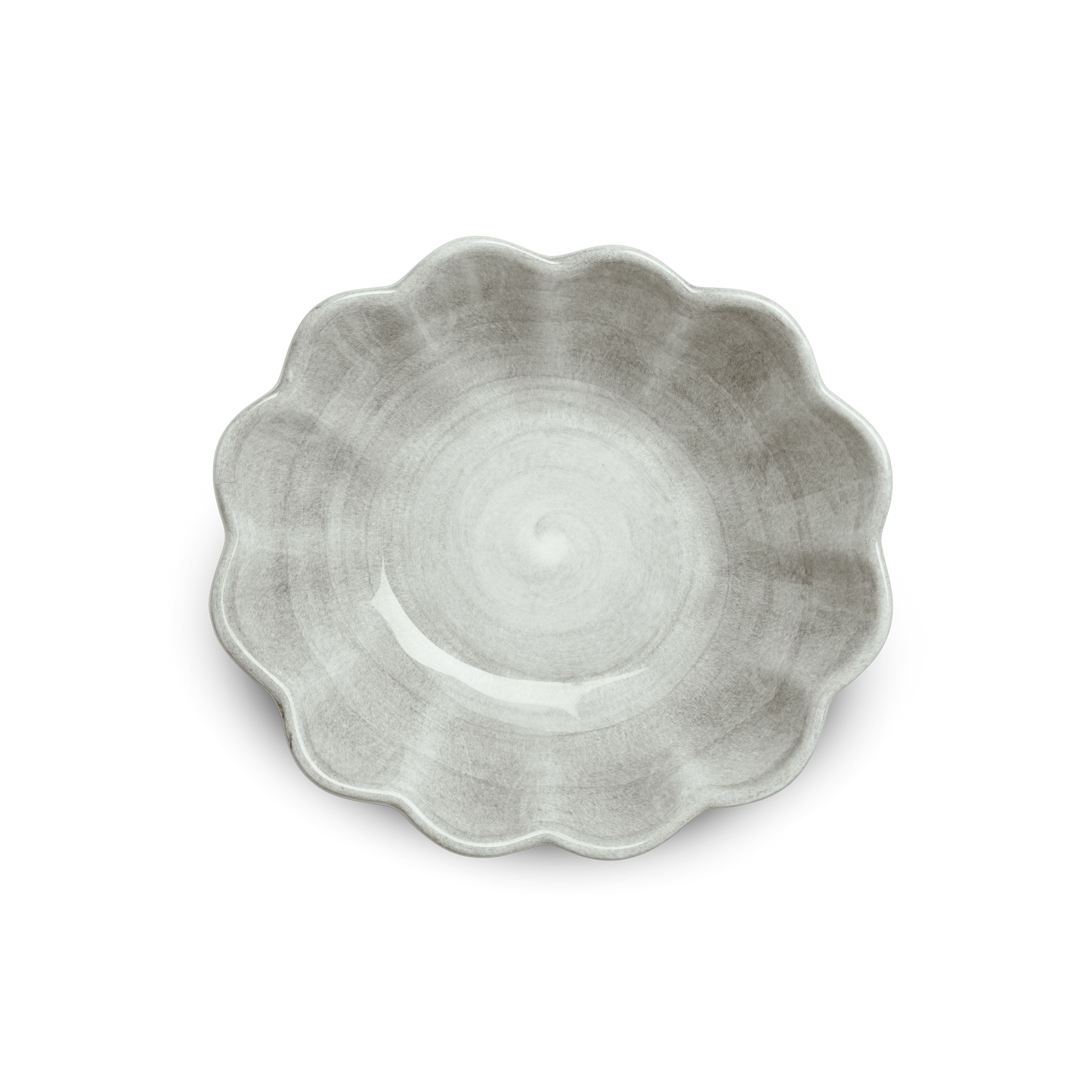 Oyster Bowl 18 x 16 cm / 40 cl Grey