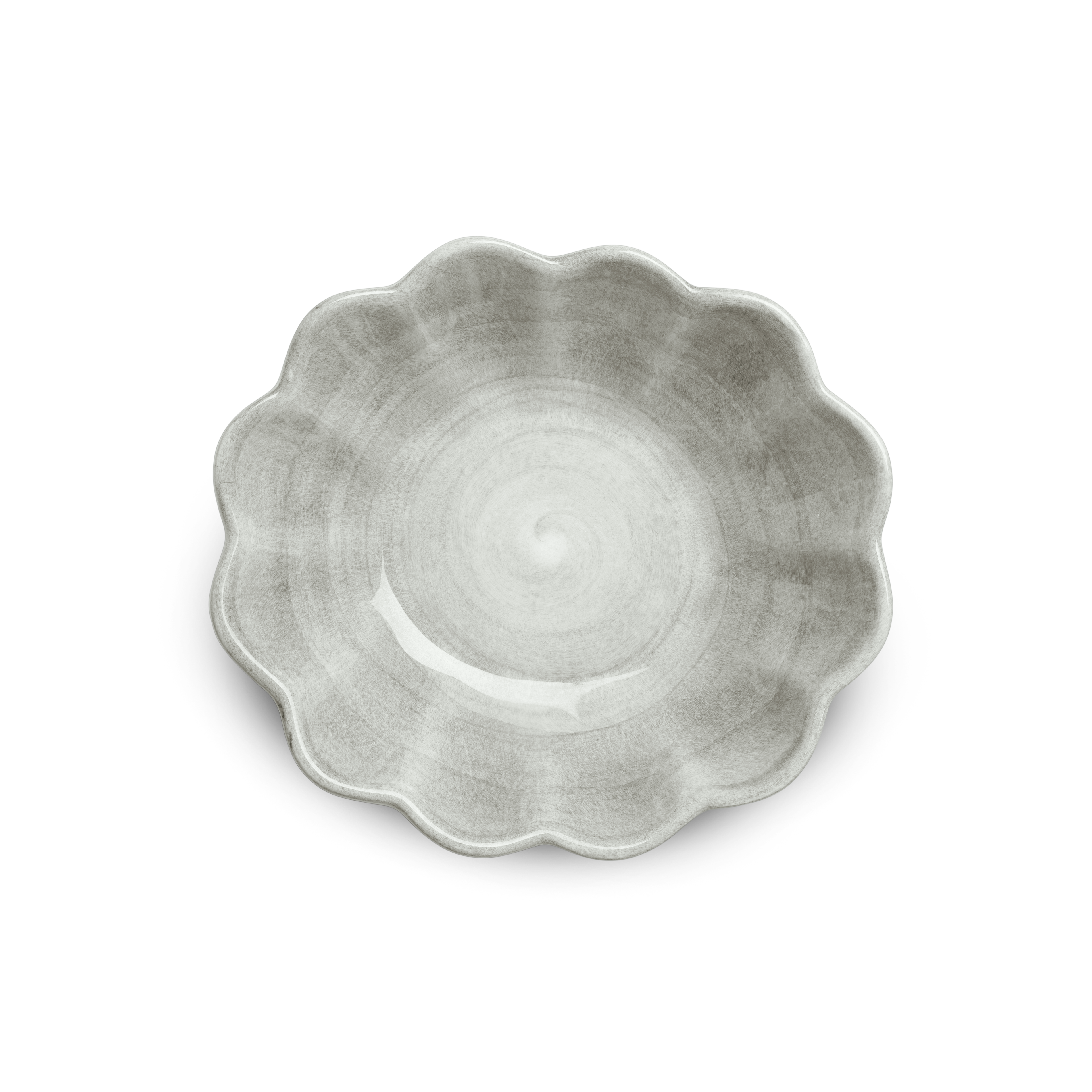 Oyster Bowl 18 x 16 cm / 40 cl Grey