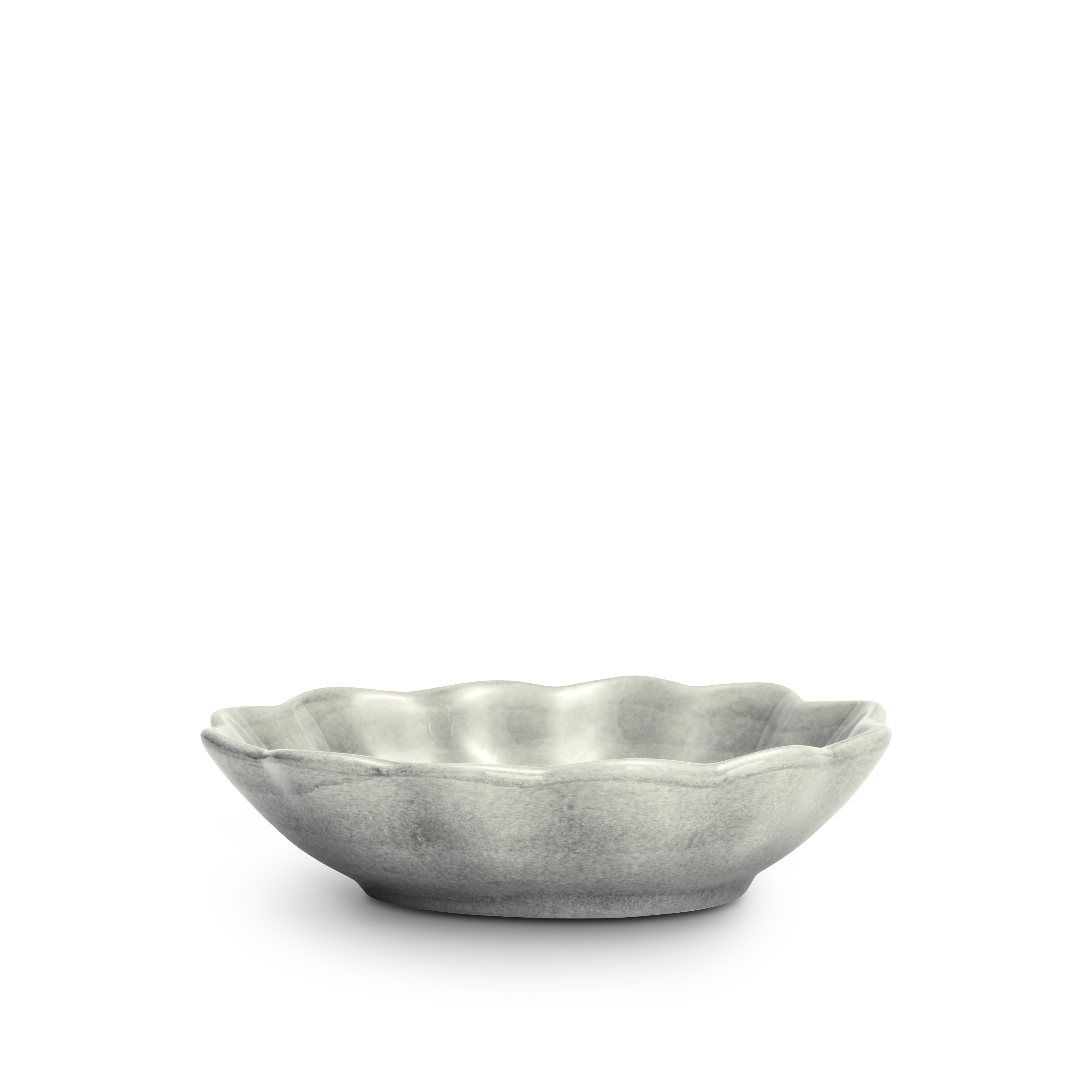 Oyster Bowl 18 x 16 cm / 40 cl Grey