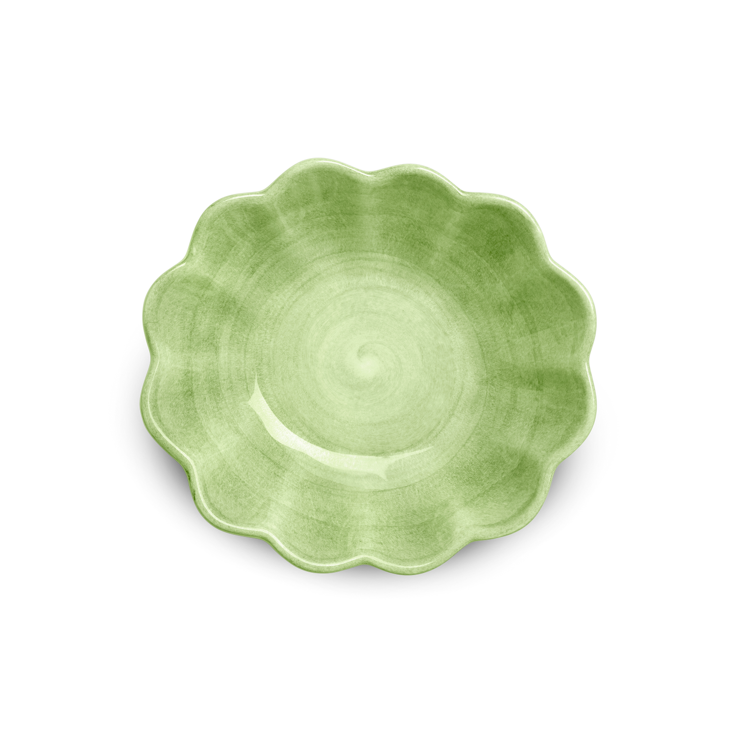 Oyster Bowl 18 x 16 cm / 40 cl Green