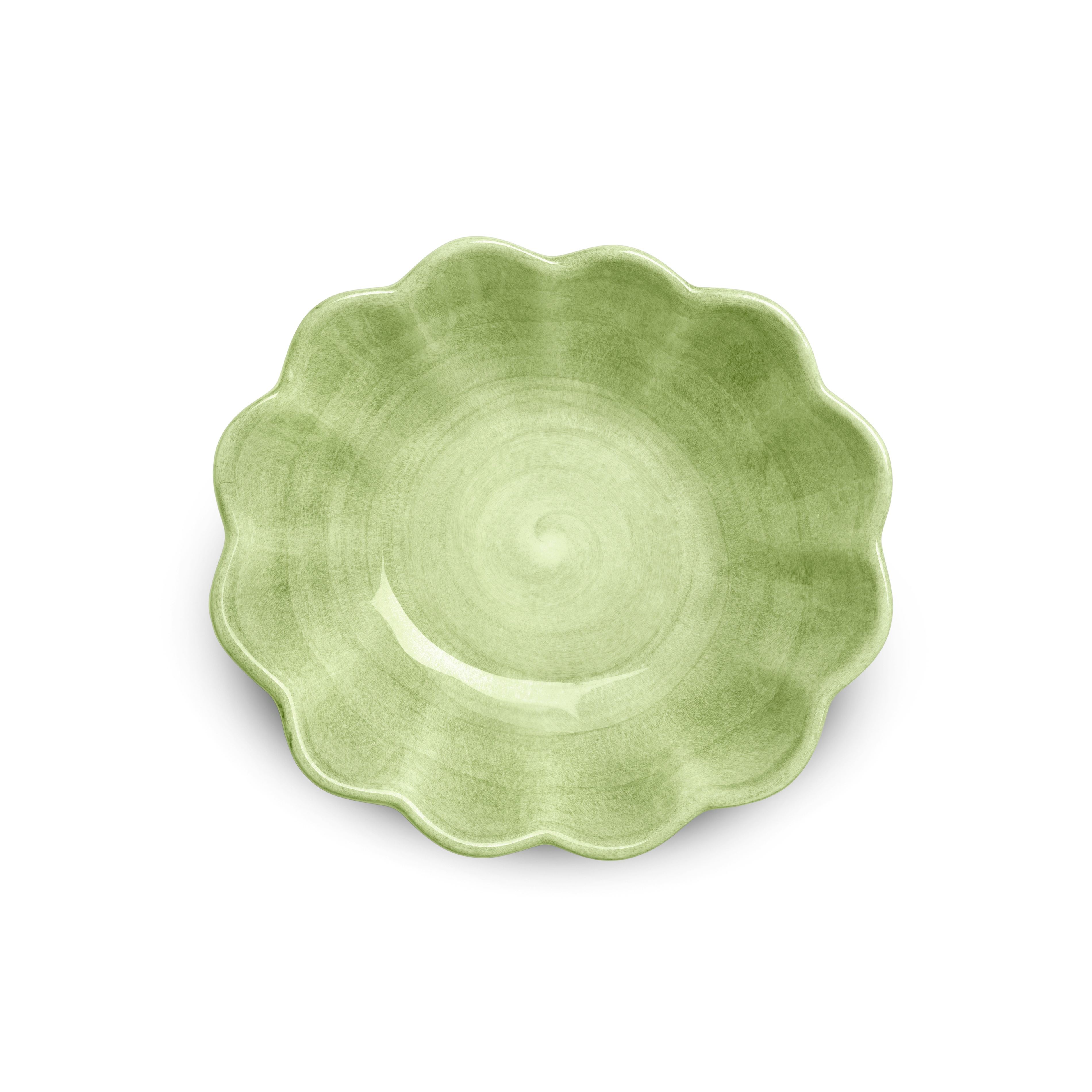 Oyster Bowl 18 x 16 cm / 40 cl Green