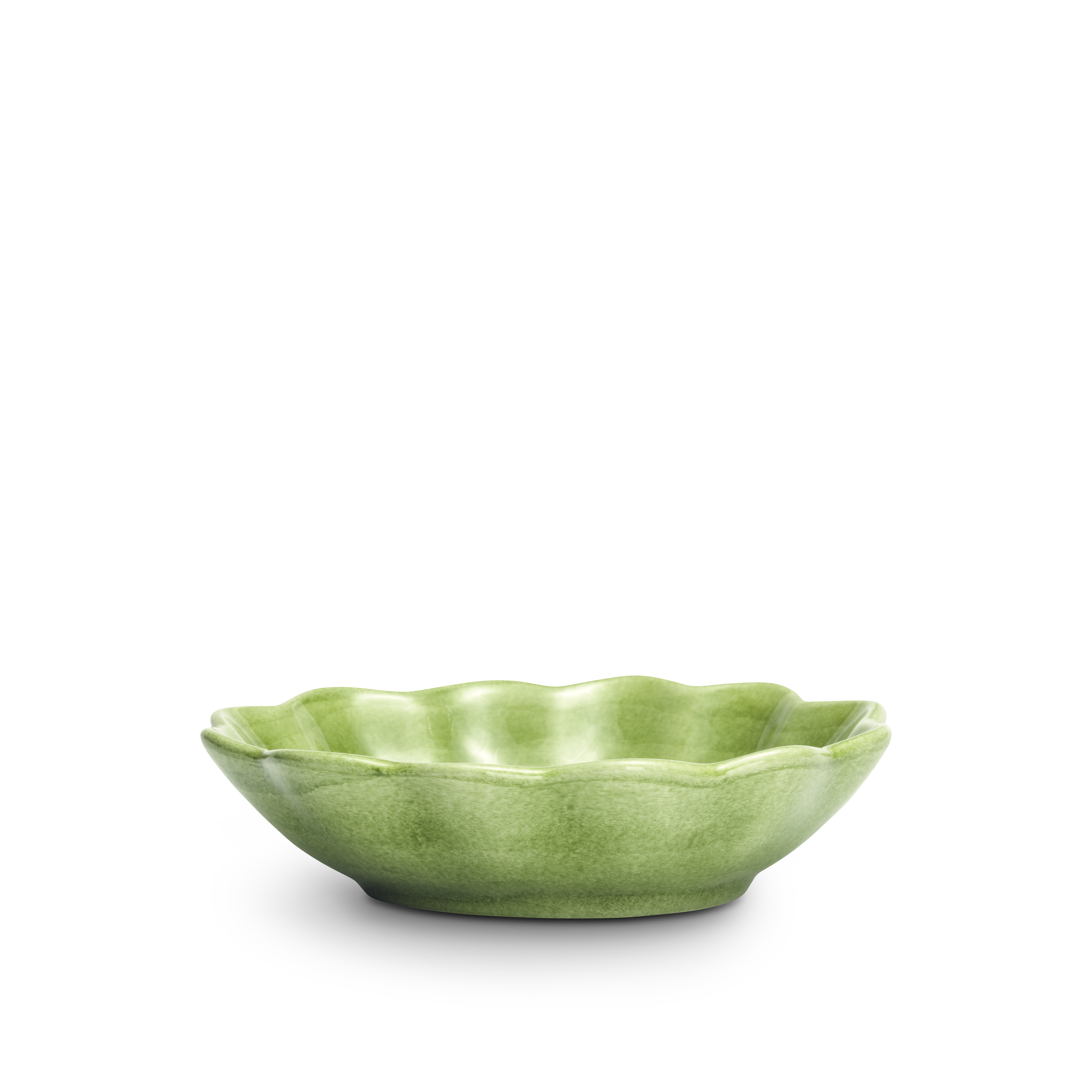 Oyster Bowl 18 x 16 cm / 40 cl Green