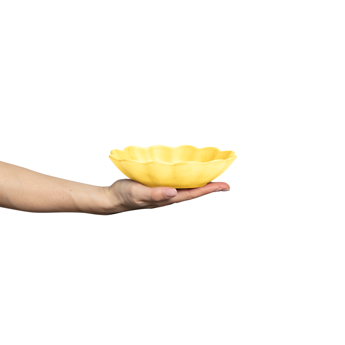 Oyster Bowl 18 x 16 cm / 40 cl Yellow