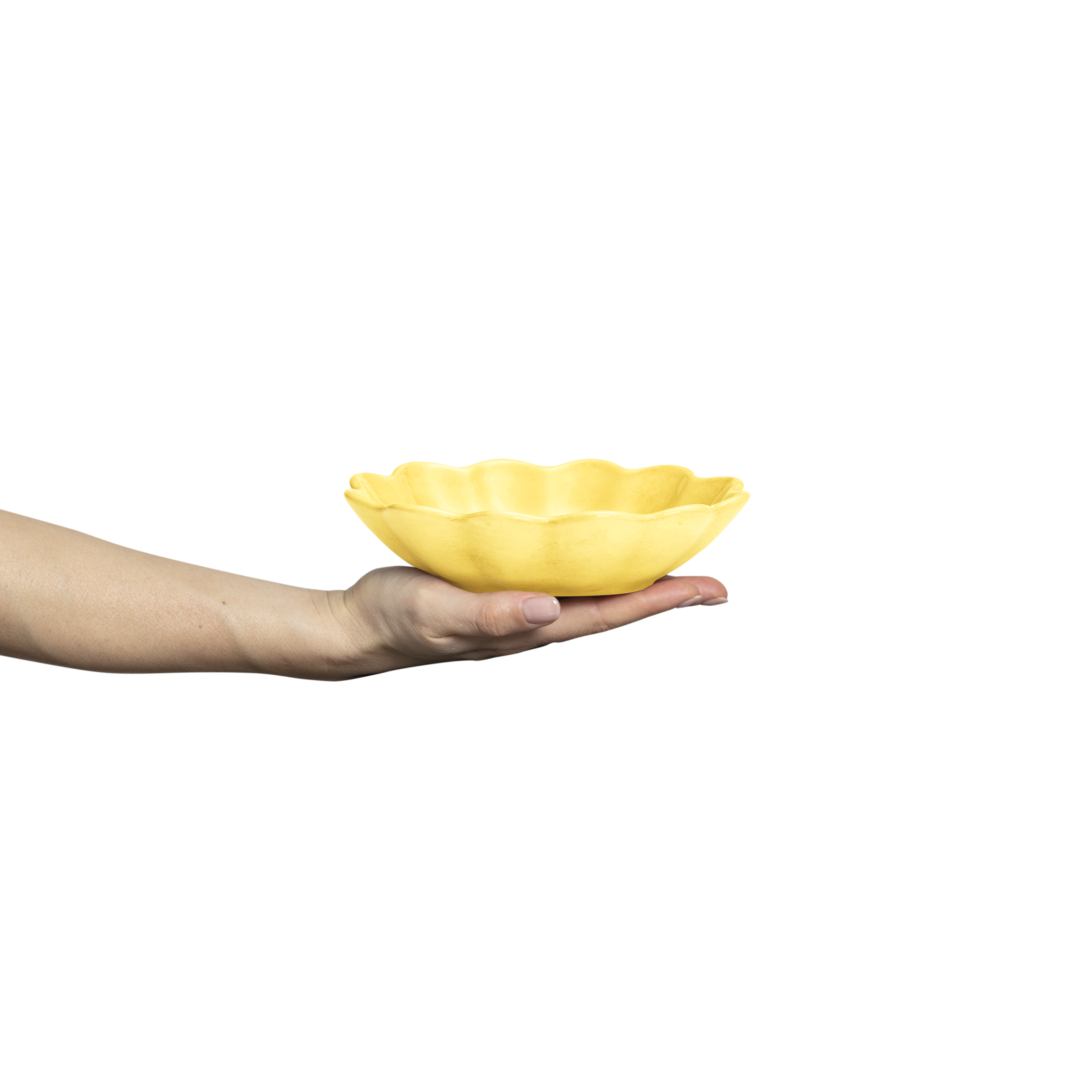 Oyster Bowl 18 x 16 cm / 40 cl Yellow