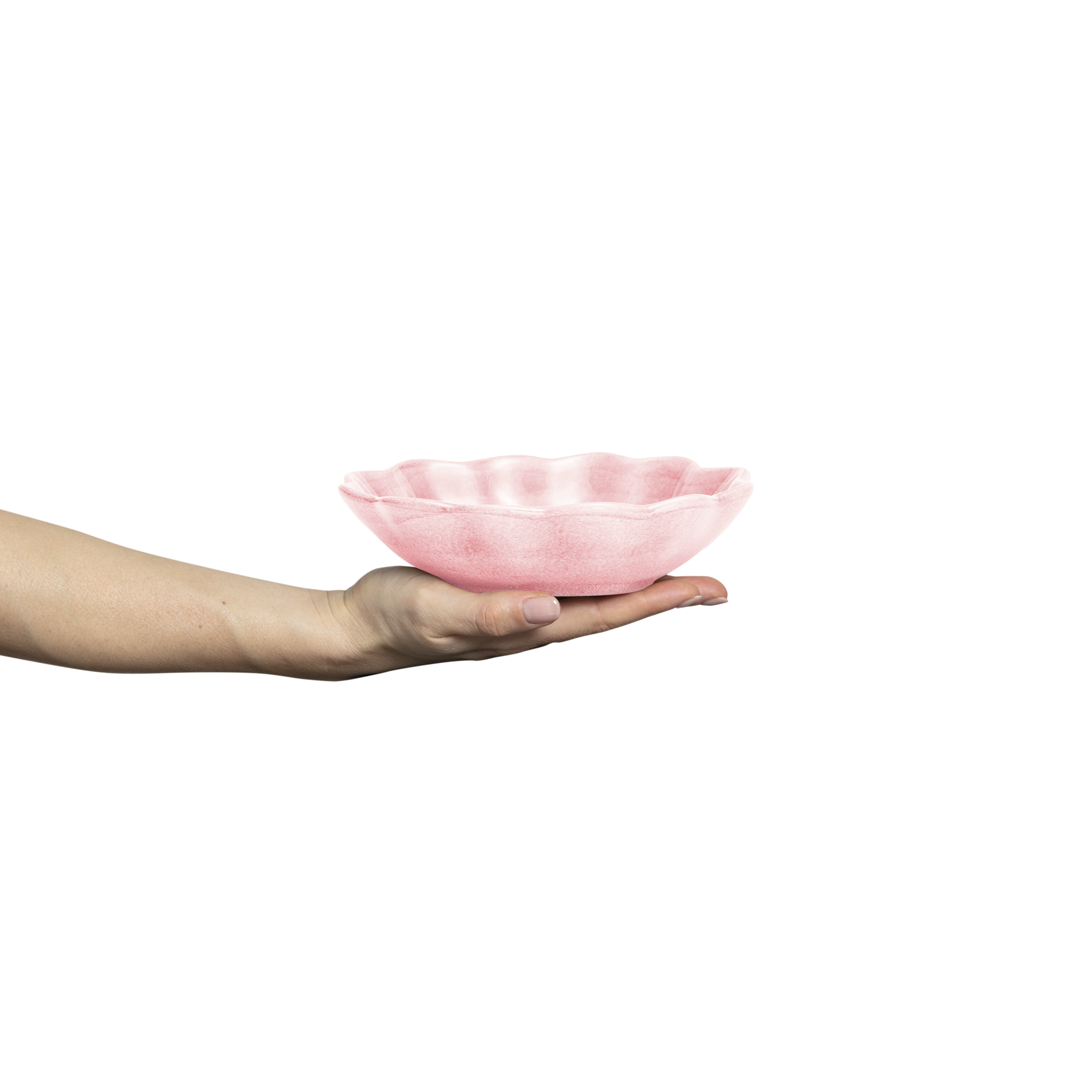 Oyster Bowl 18 x 16 cm / 40 cl Light Pink