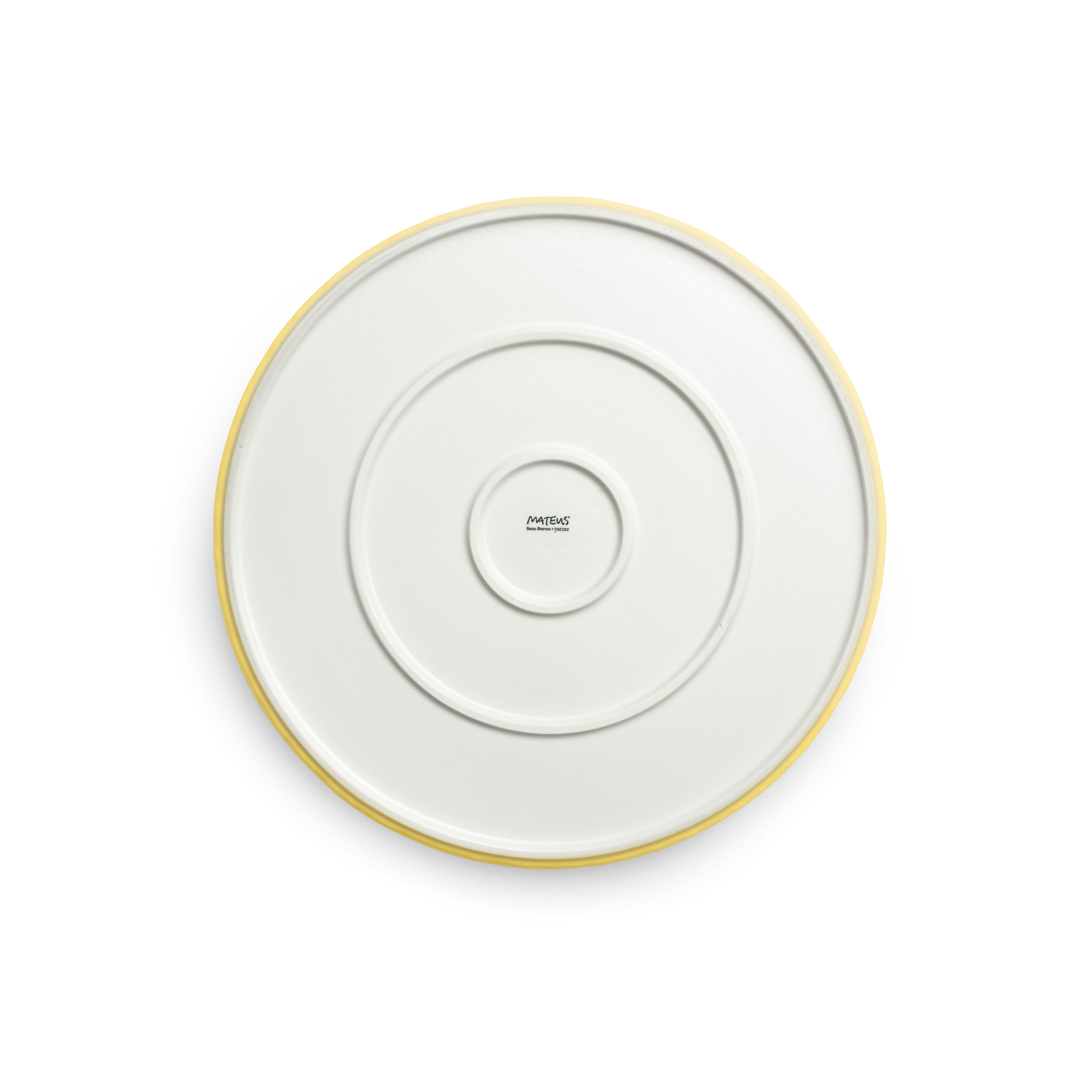 MSY Plate 30 cm Yellow