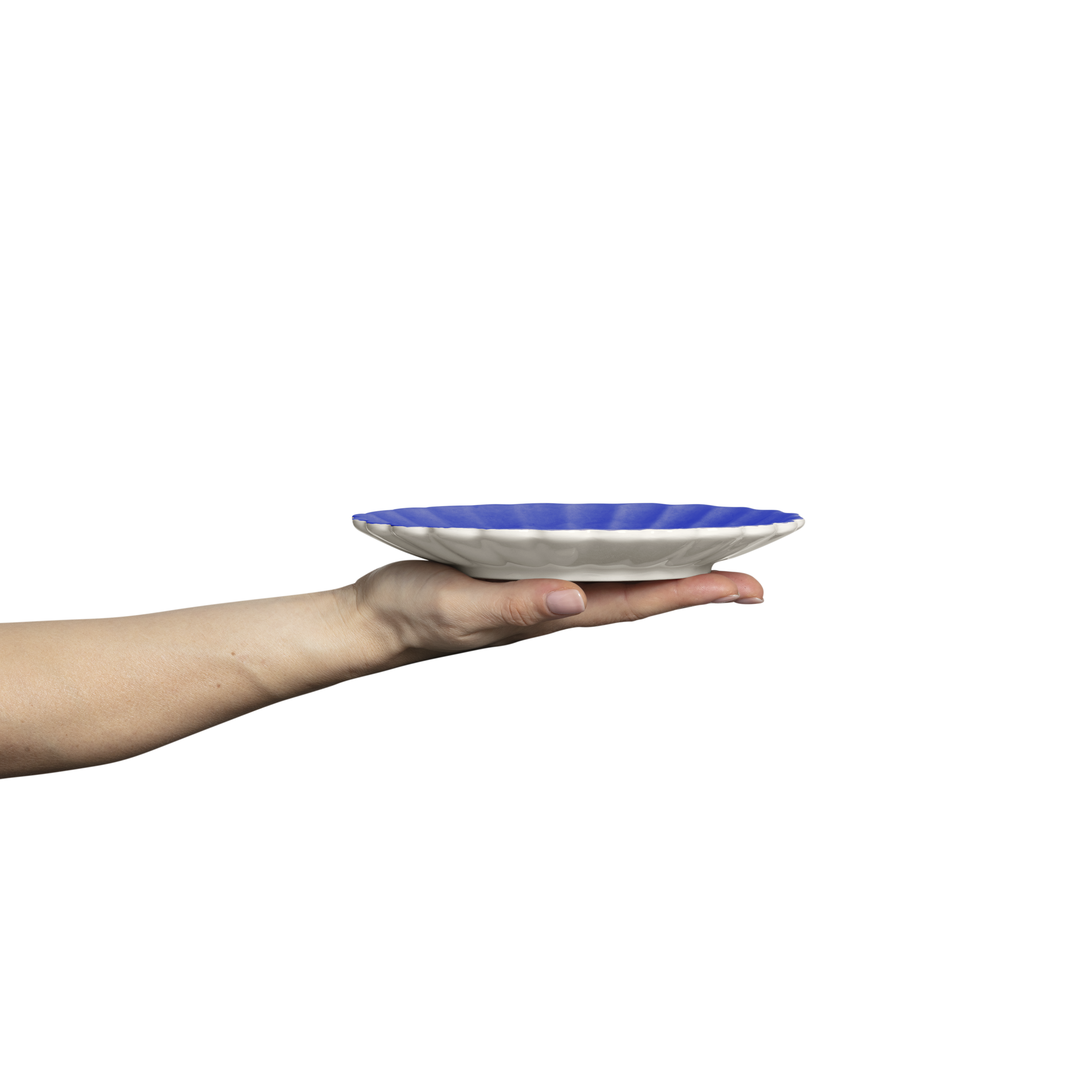 Oyster Plate 20 cm Blue