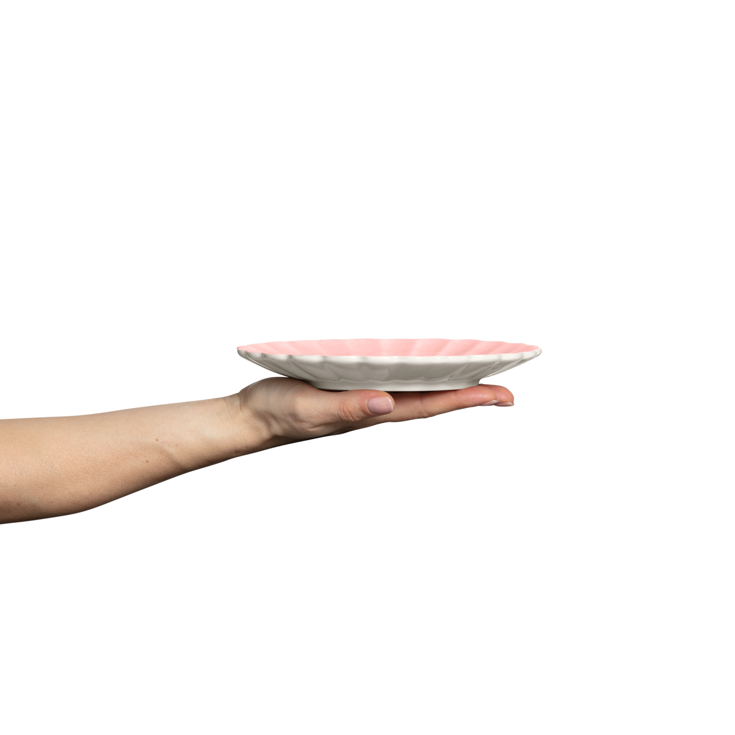 Oyster Plate 20 cm Light Pink