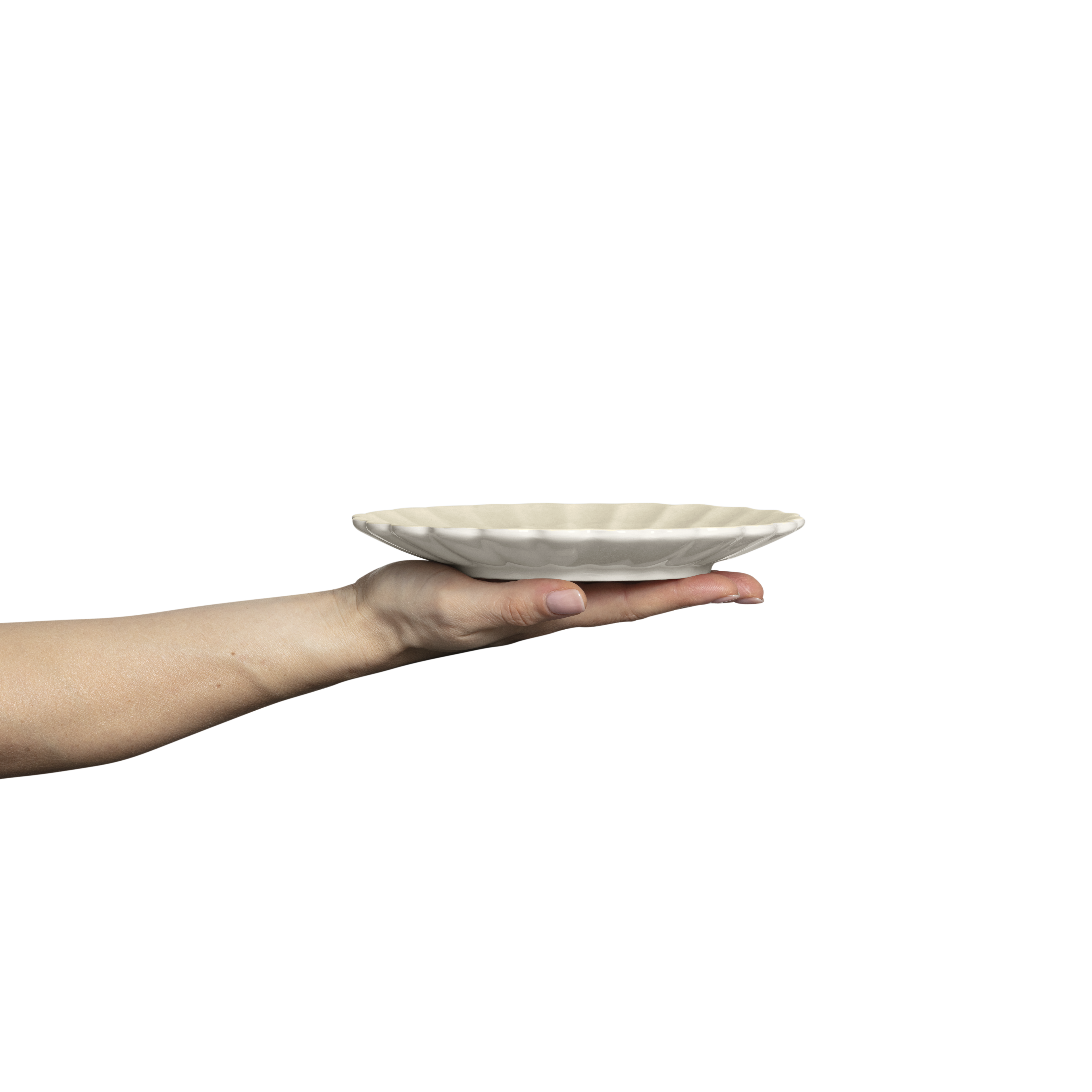 Oyster Plate 20 cm Sand