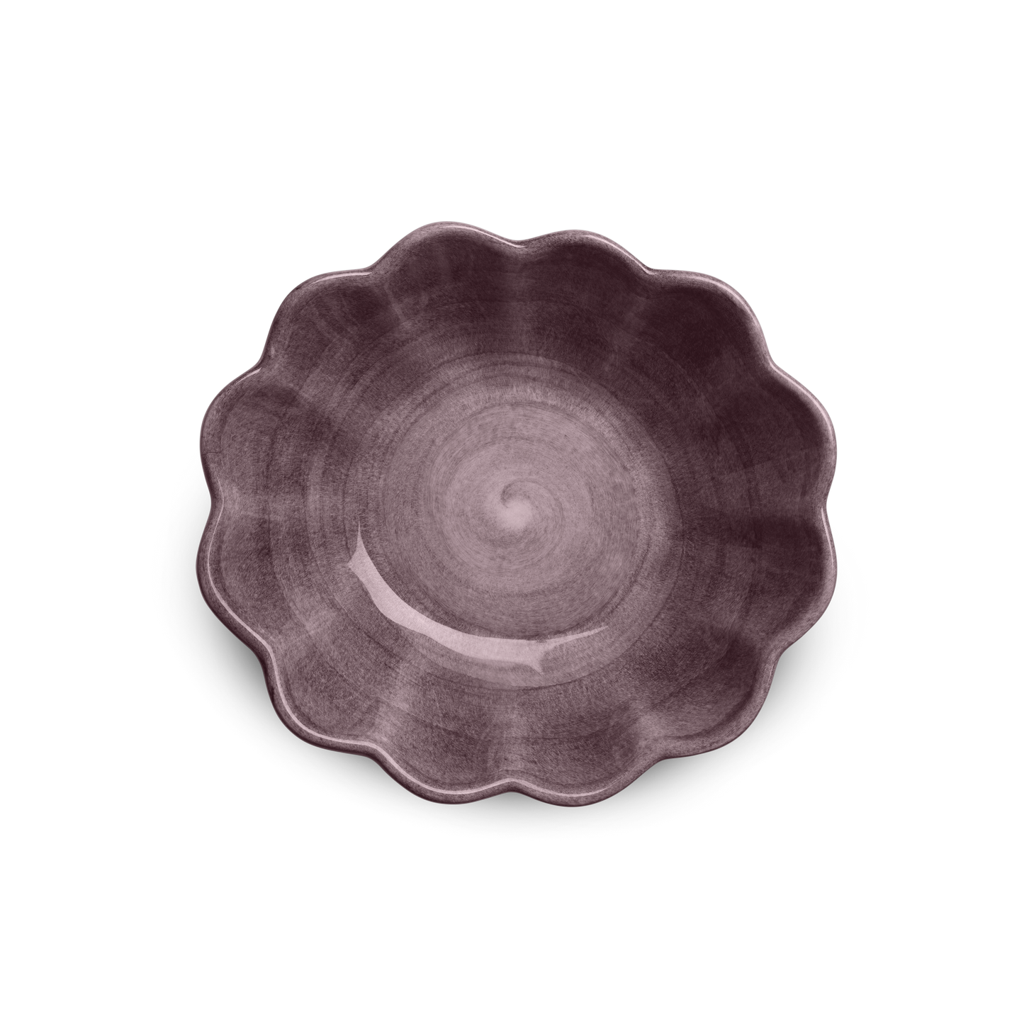 Oyster Bowl 18 x 16 cm / 40 cl Plum