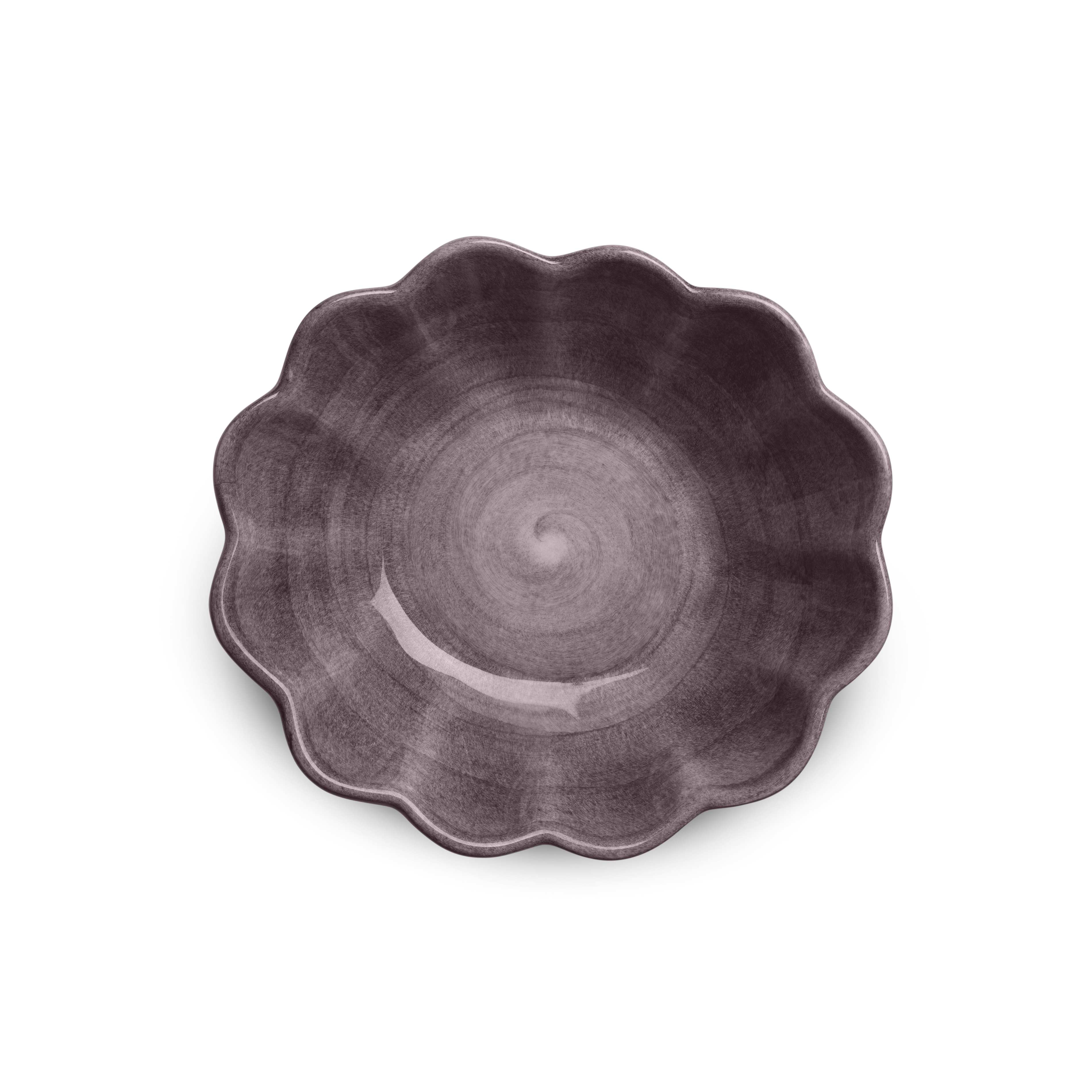 Oyster Bowl 18 x 16 cm / 40 cl Plum