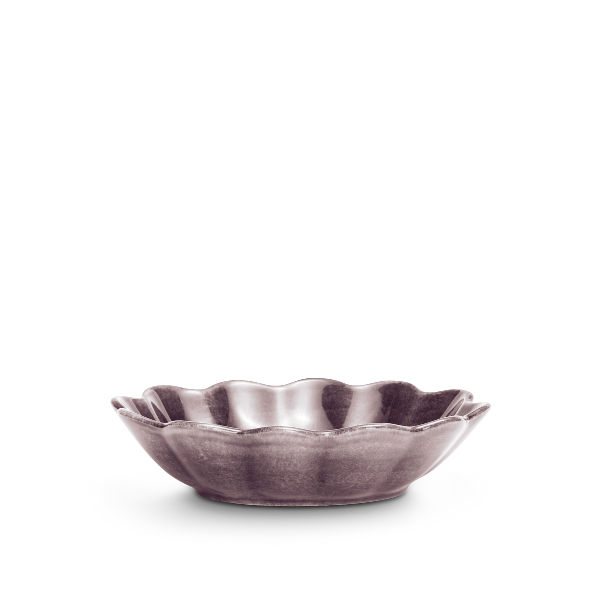 Oyster Skål 18 x 16 cm / 40 cl Plommon