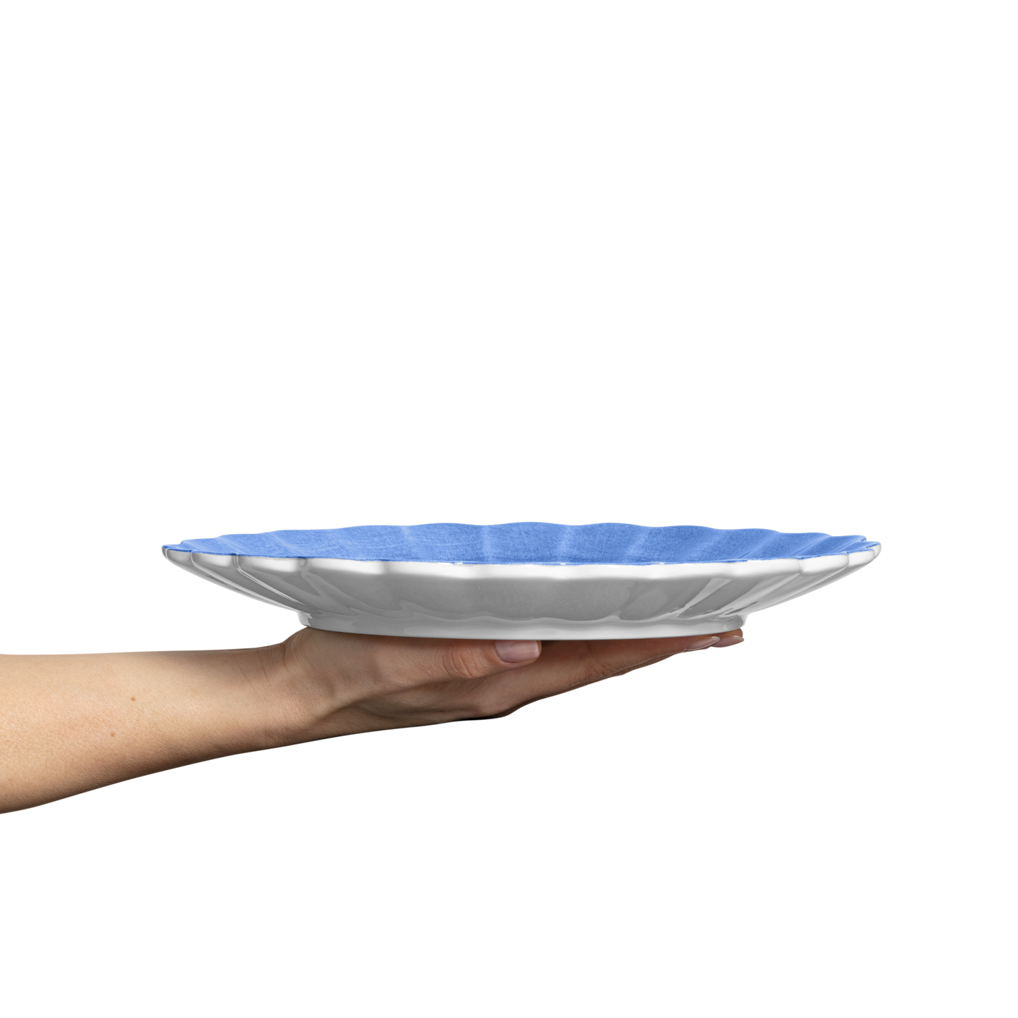 Oyster Plate 28 cm Light Blue