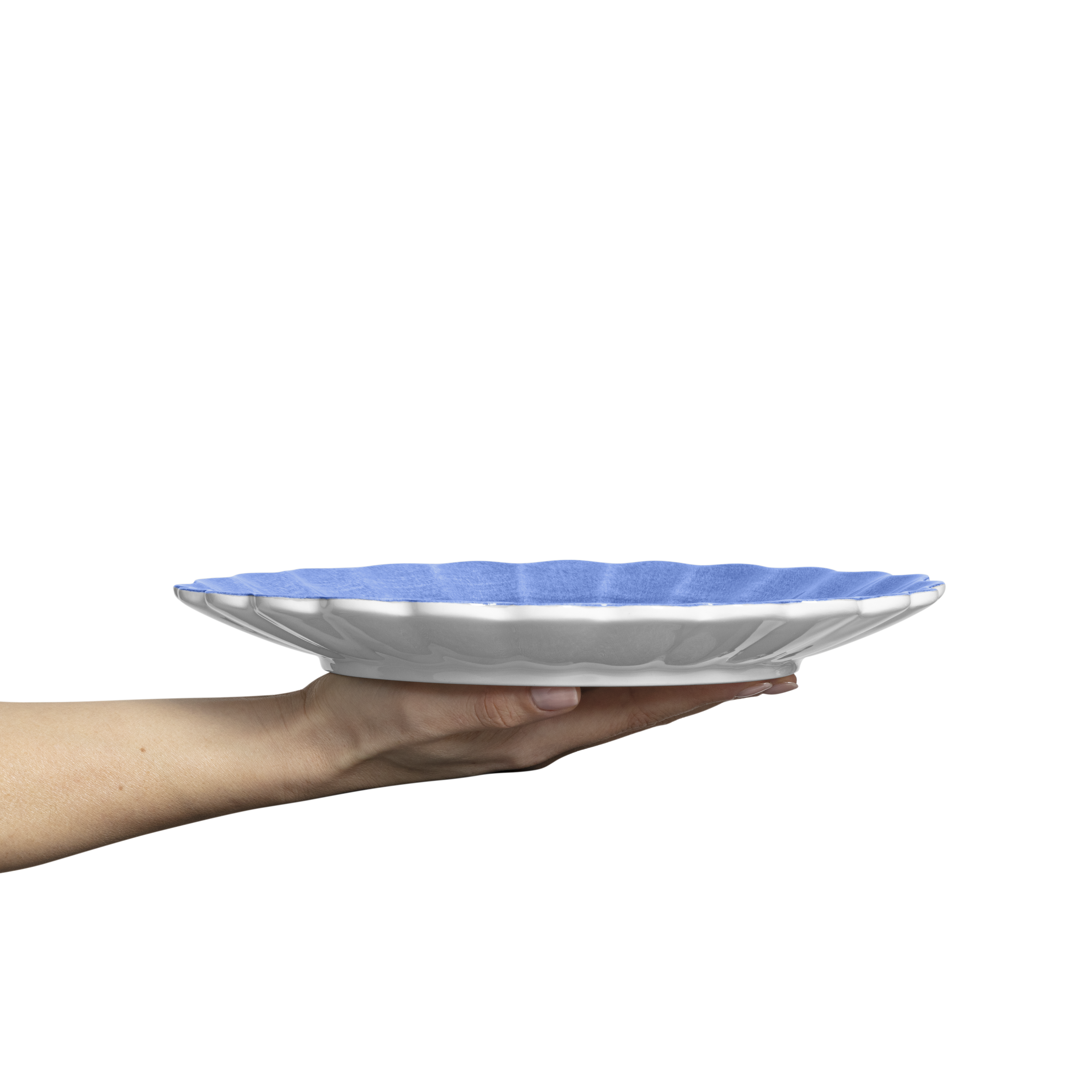 Oyster Plate 28 cm Light Blue