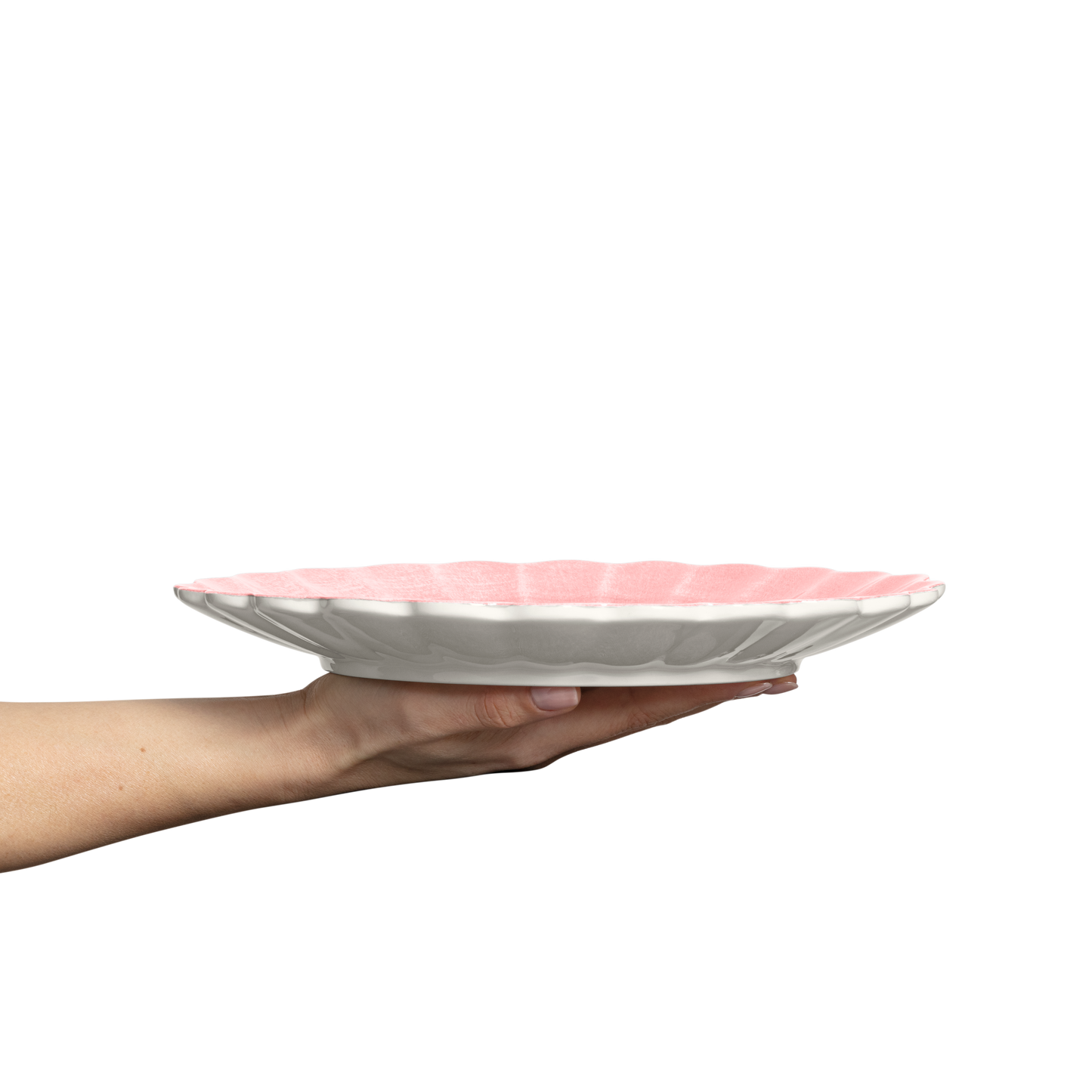 Oyster Plate 28 cm Light Pink