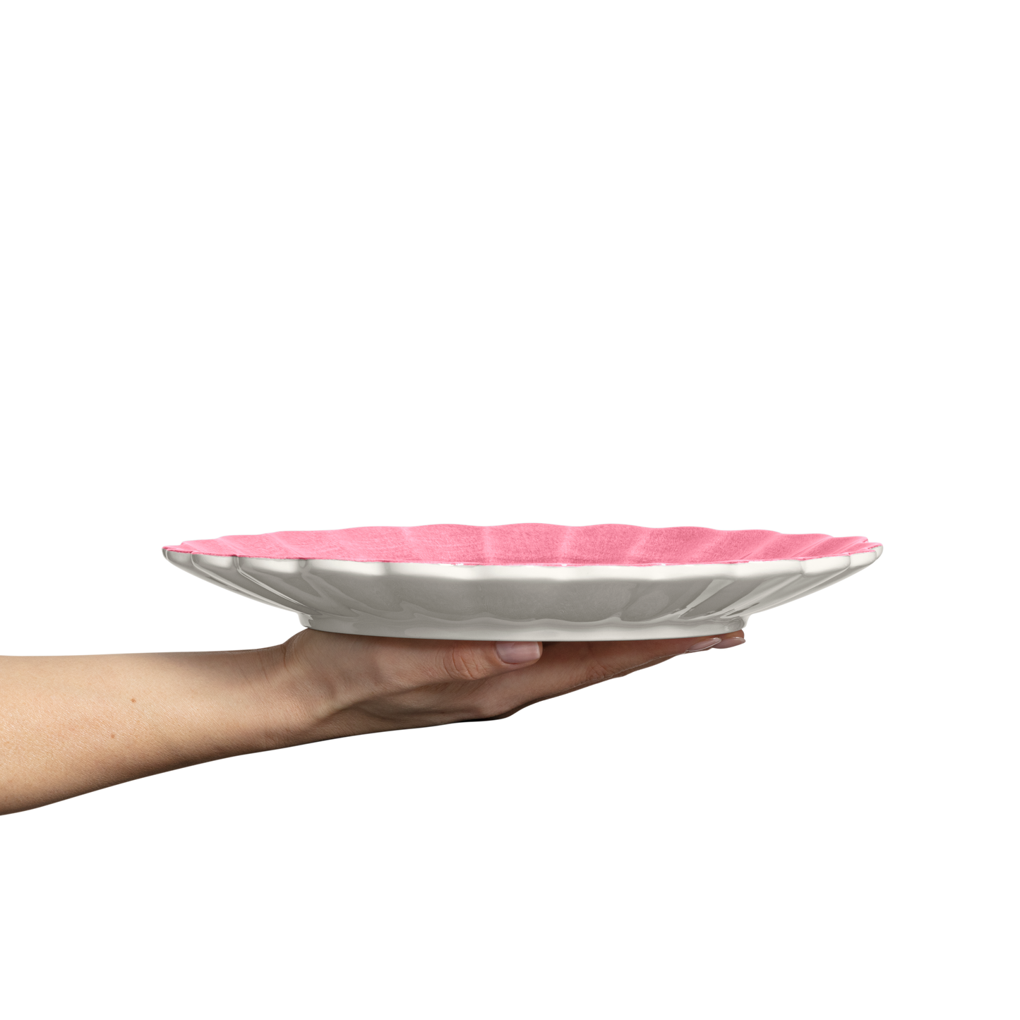 Oyster Plate 28 cm Pink
