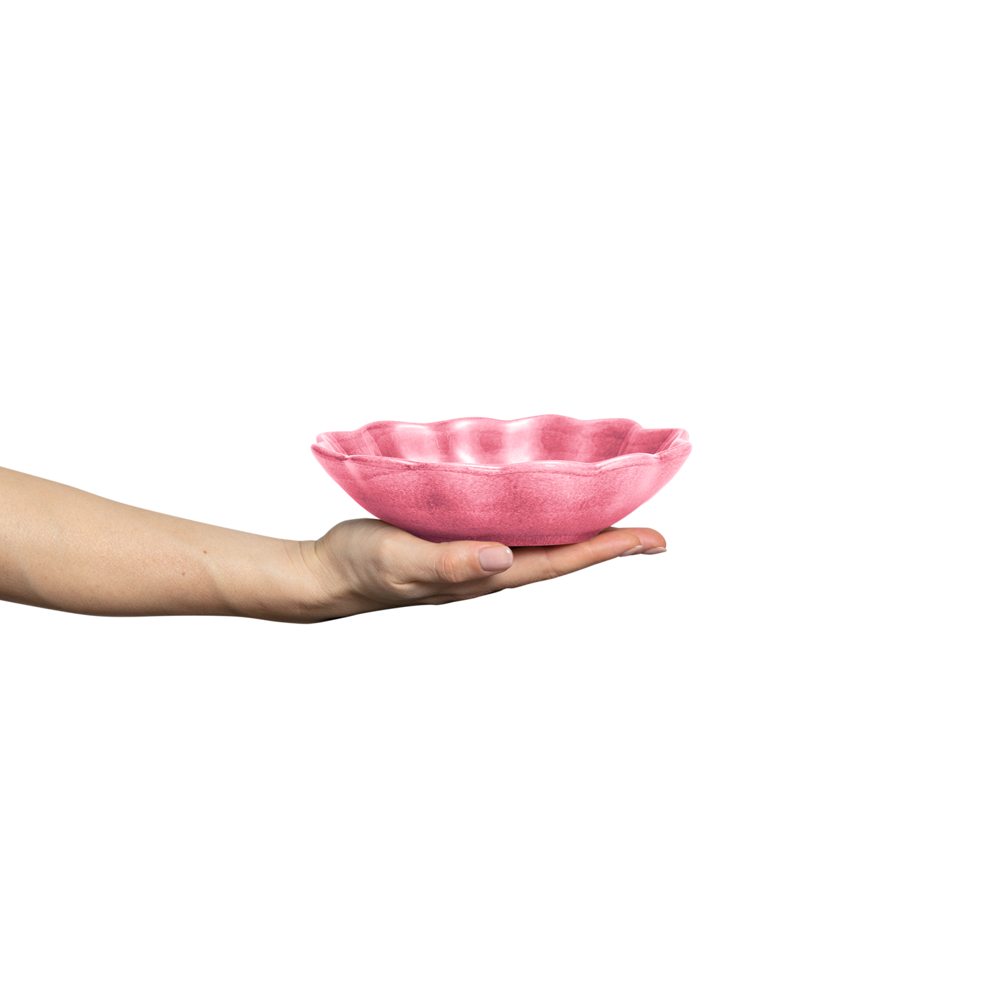 Oyster Bowl 18 x 16 cm / 40 cl Pink