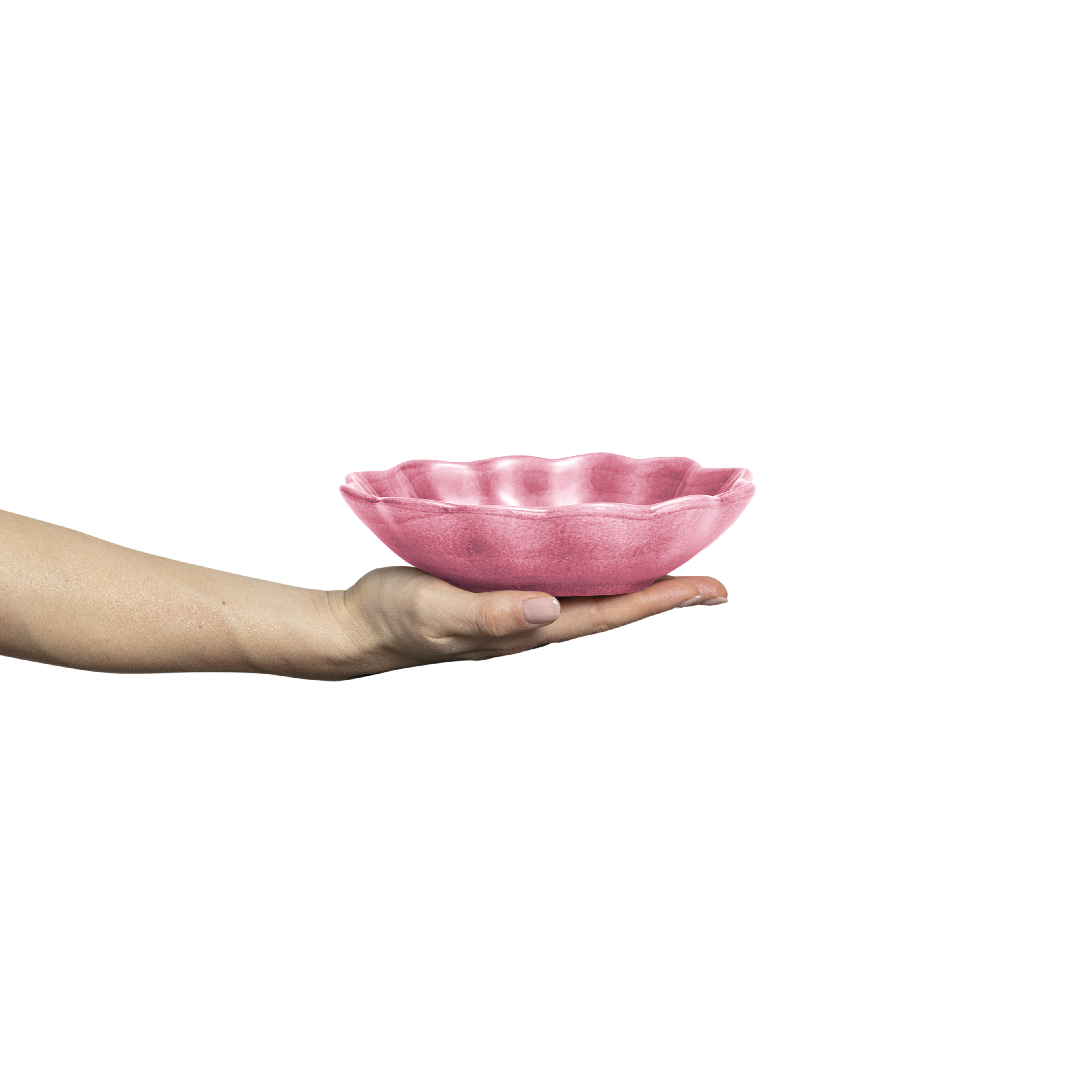 Oyster Bowl 18 x 16 cm / 40 cl Pink
