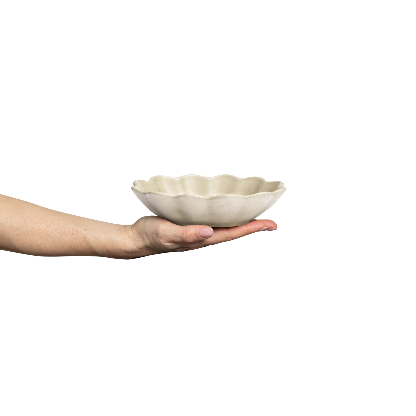 Oyster Bowl 18 x 16 cm / 40 cl Sand