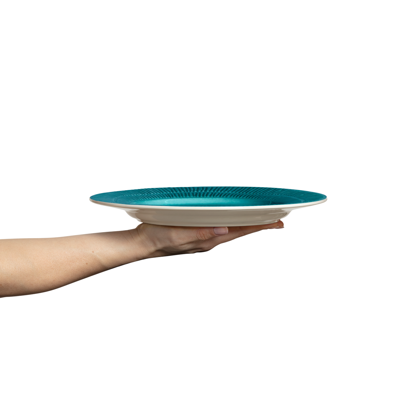 Stripes Plate 28 cm Ocean