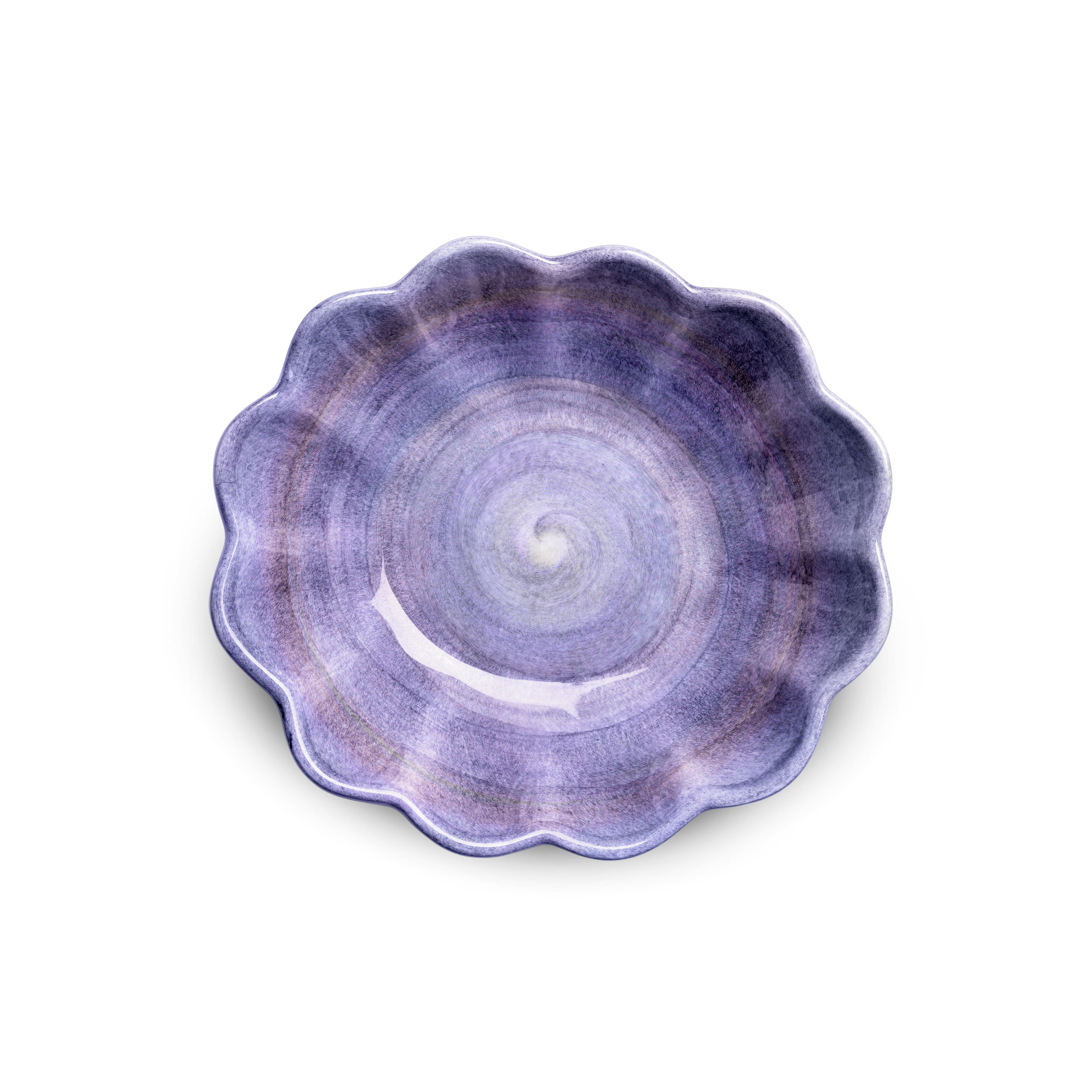 Oyster Bowl 18 x 16 cm / 40 cl Purple
