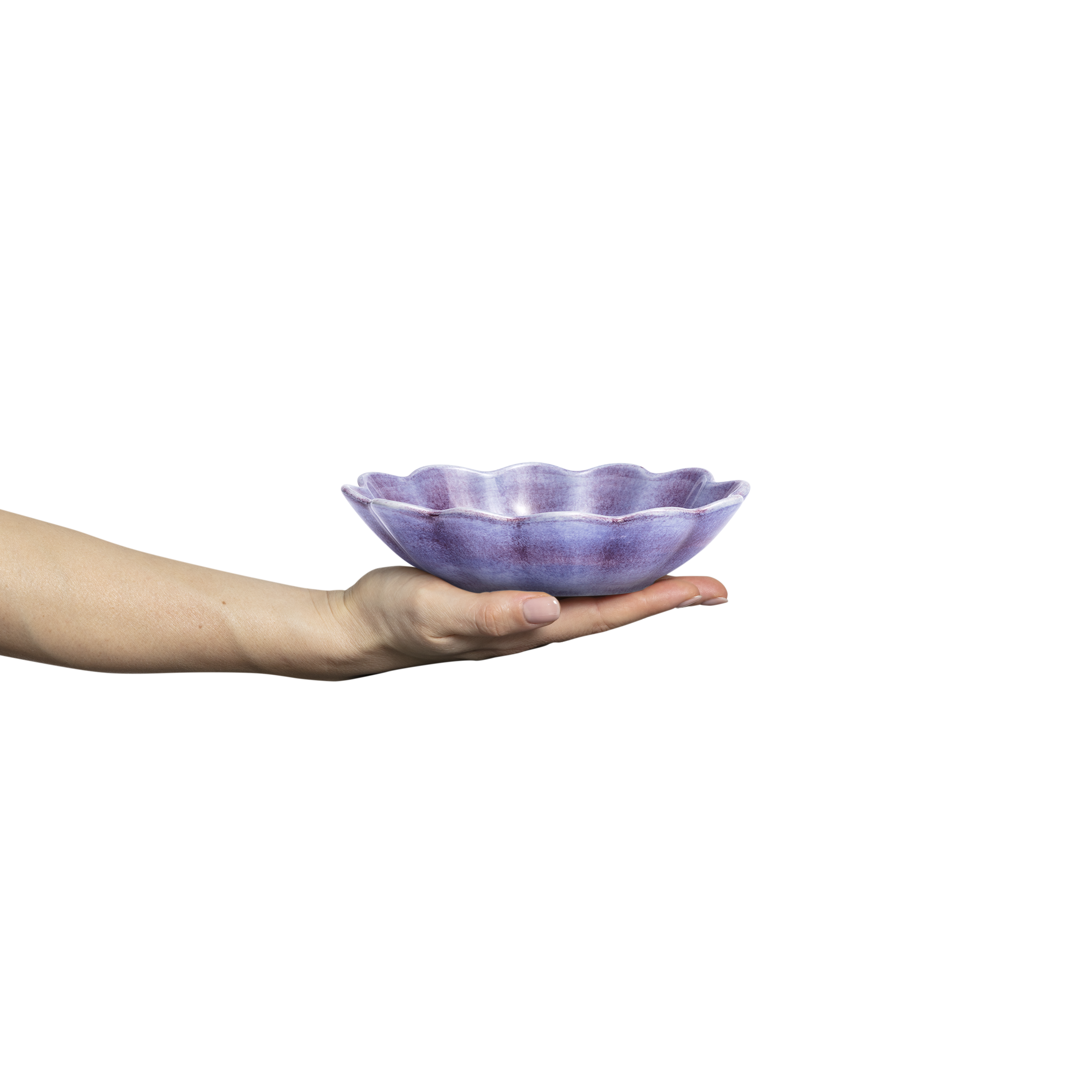 Oyster Bowl 18 x 16 cm / 40 cl Purple