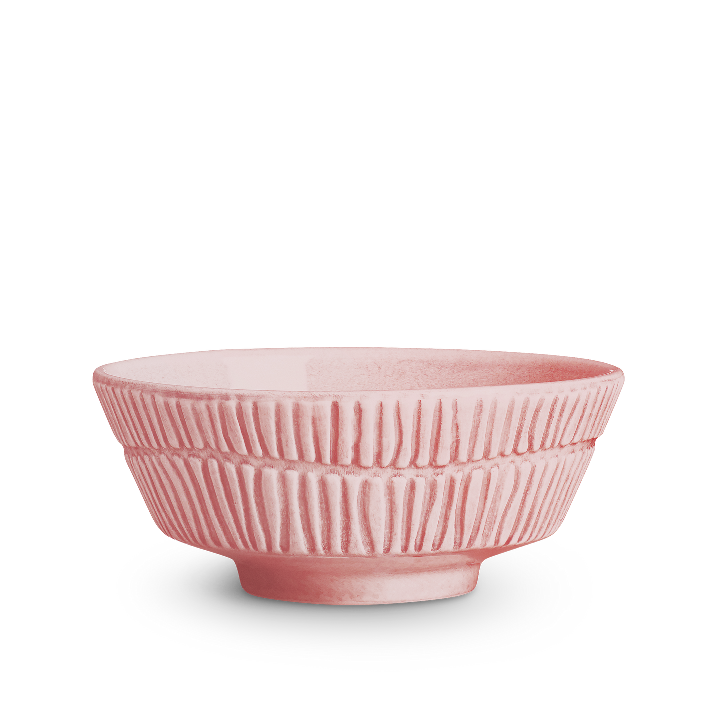 Stripes Bowl 15 cm / 50 cl Light Pink