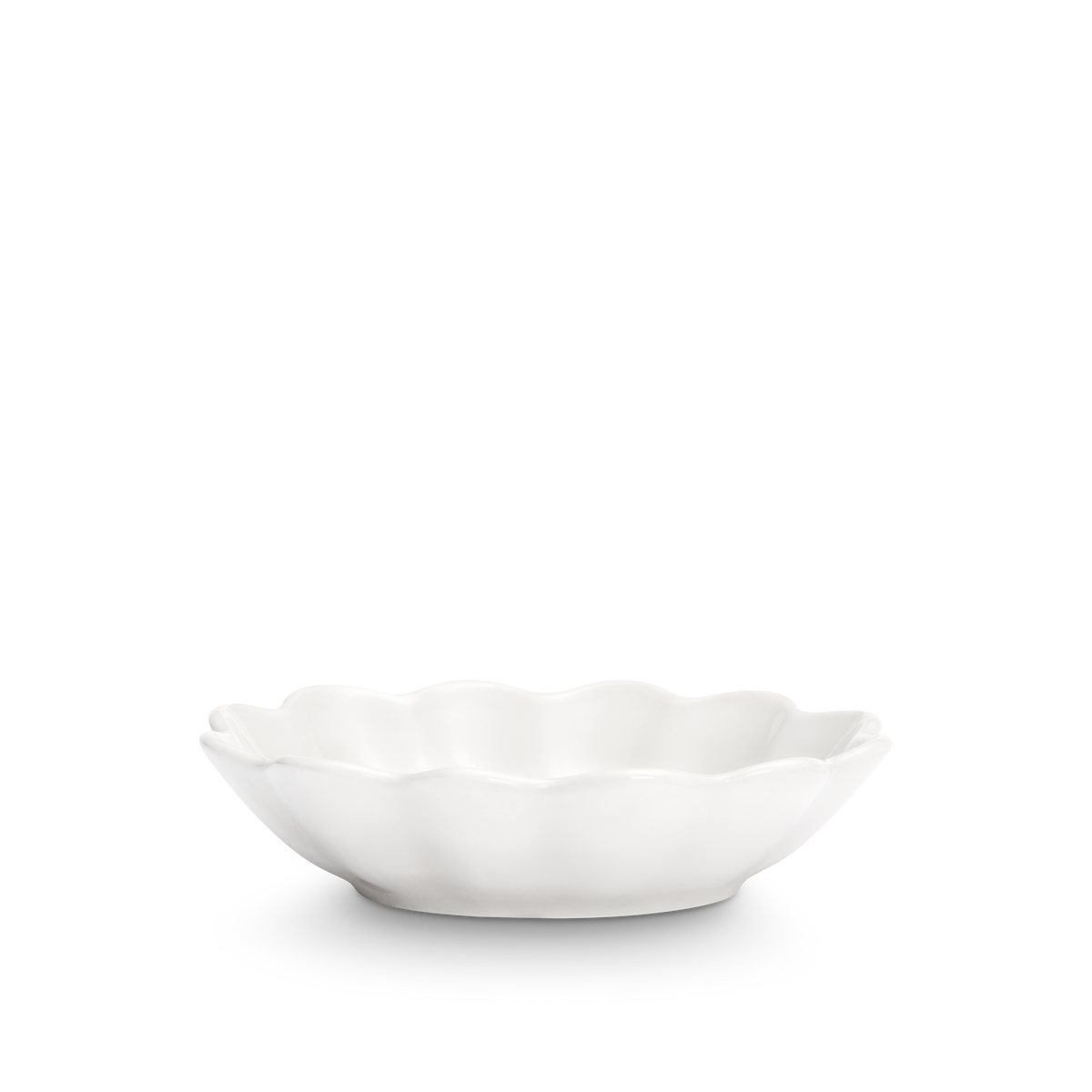 Oyster Bowl 18 x 16 cm / 40 cl White