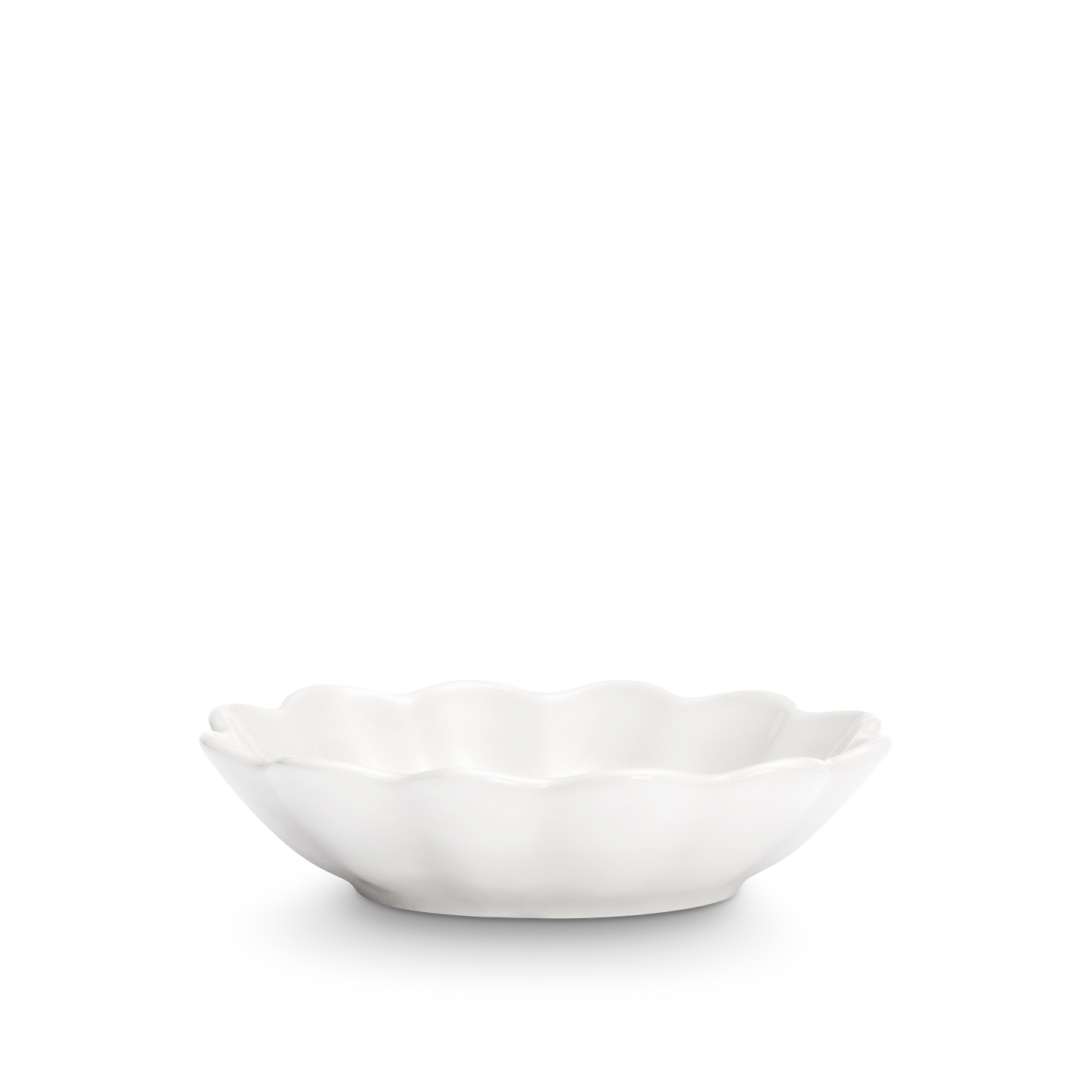 Oyster Bowl 18 x 16 cm / 40 cl White