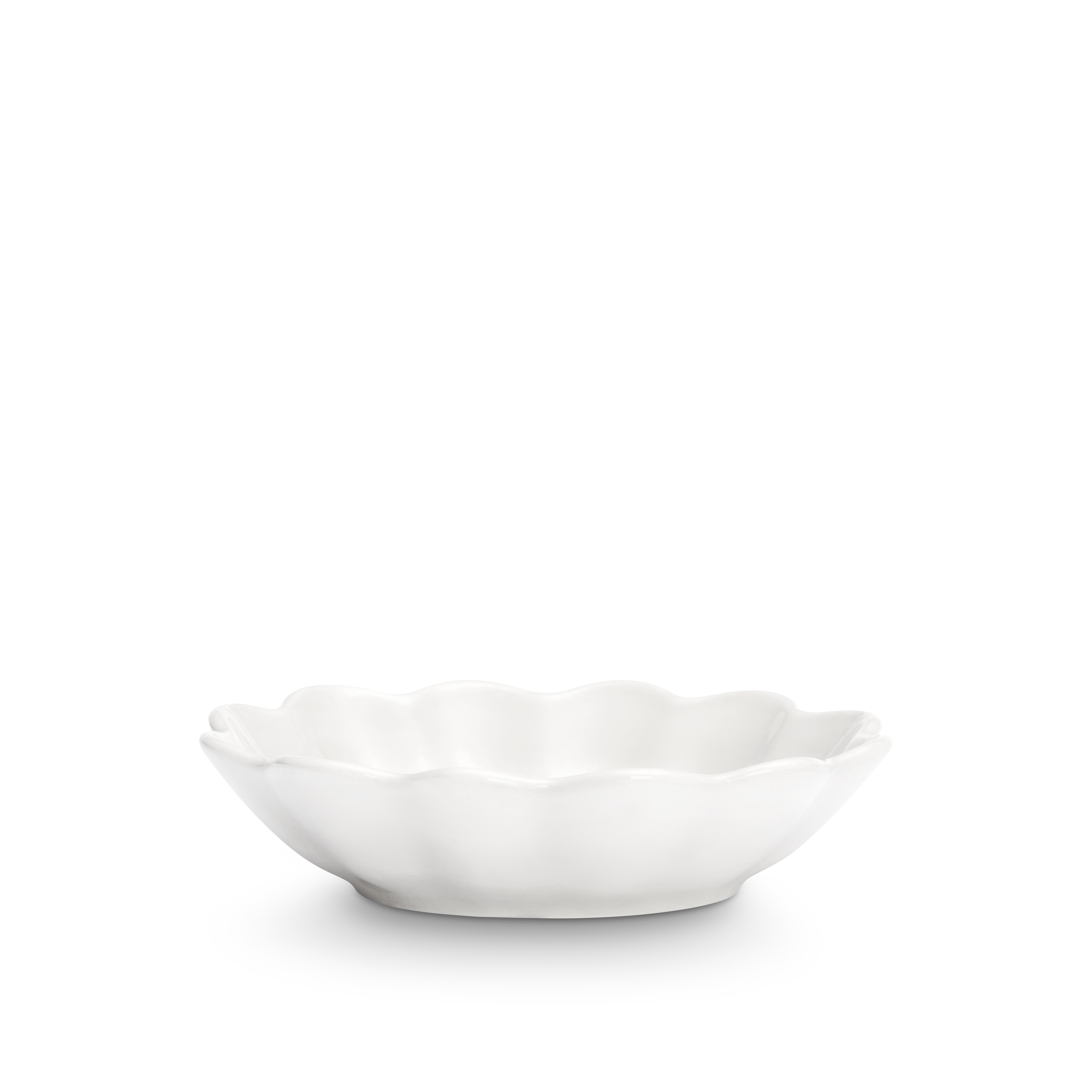Oyster Bowl 18 x 16 cm / 40 cl White