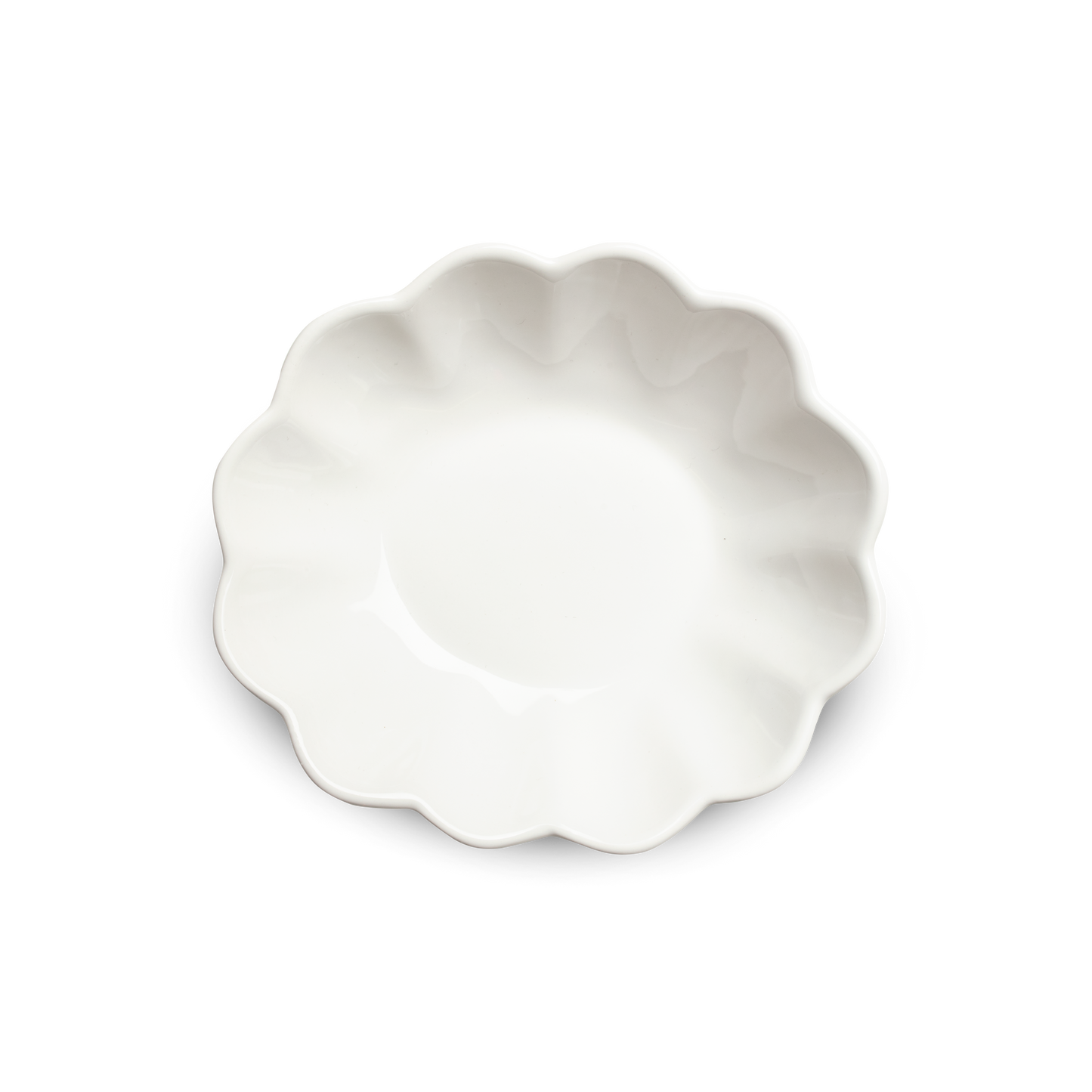 Oyster Bowl 18 x 16 cm / 40 cl White