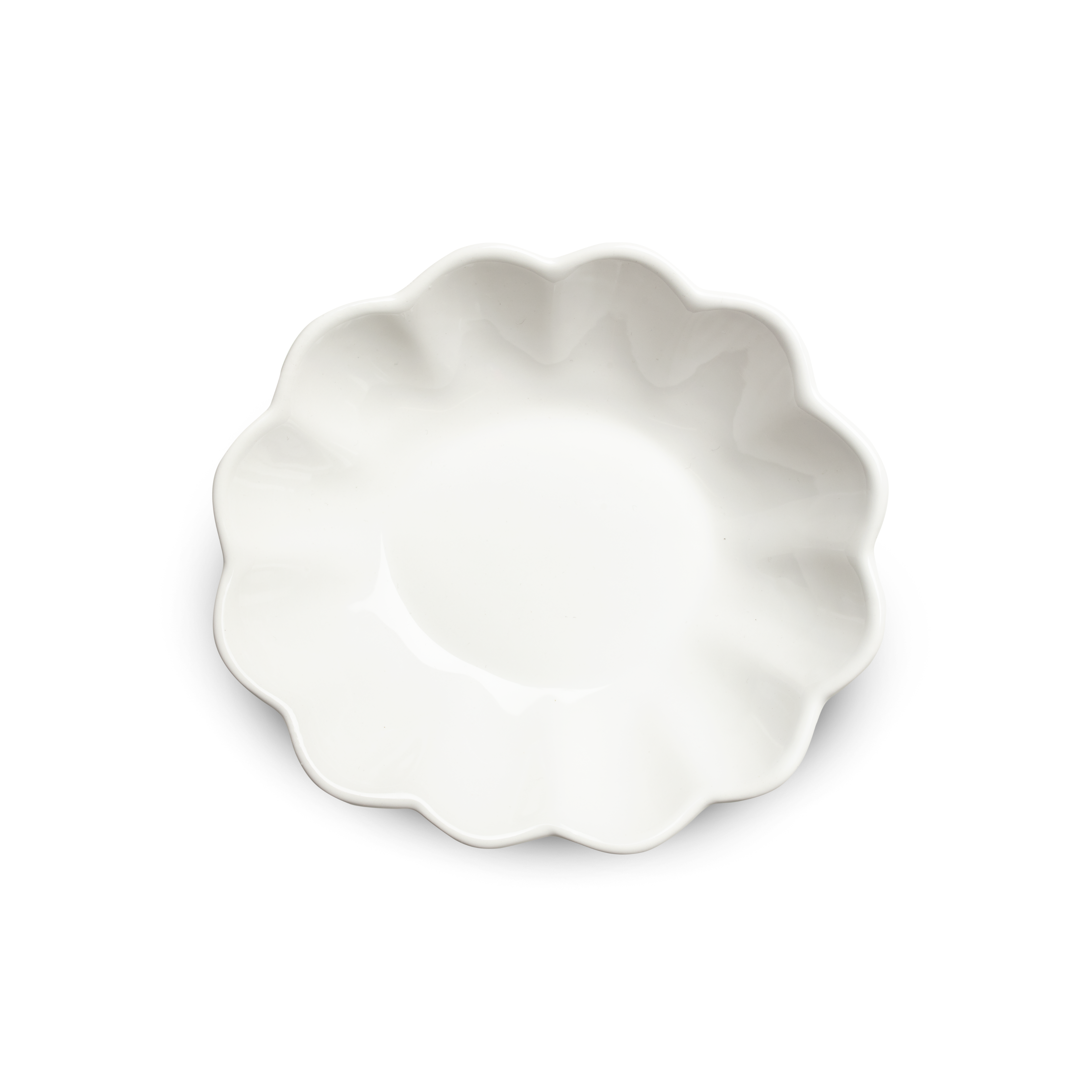 Oyster Bowl 18 x 16 cm / 40 cl White