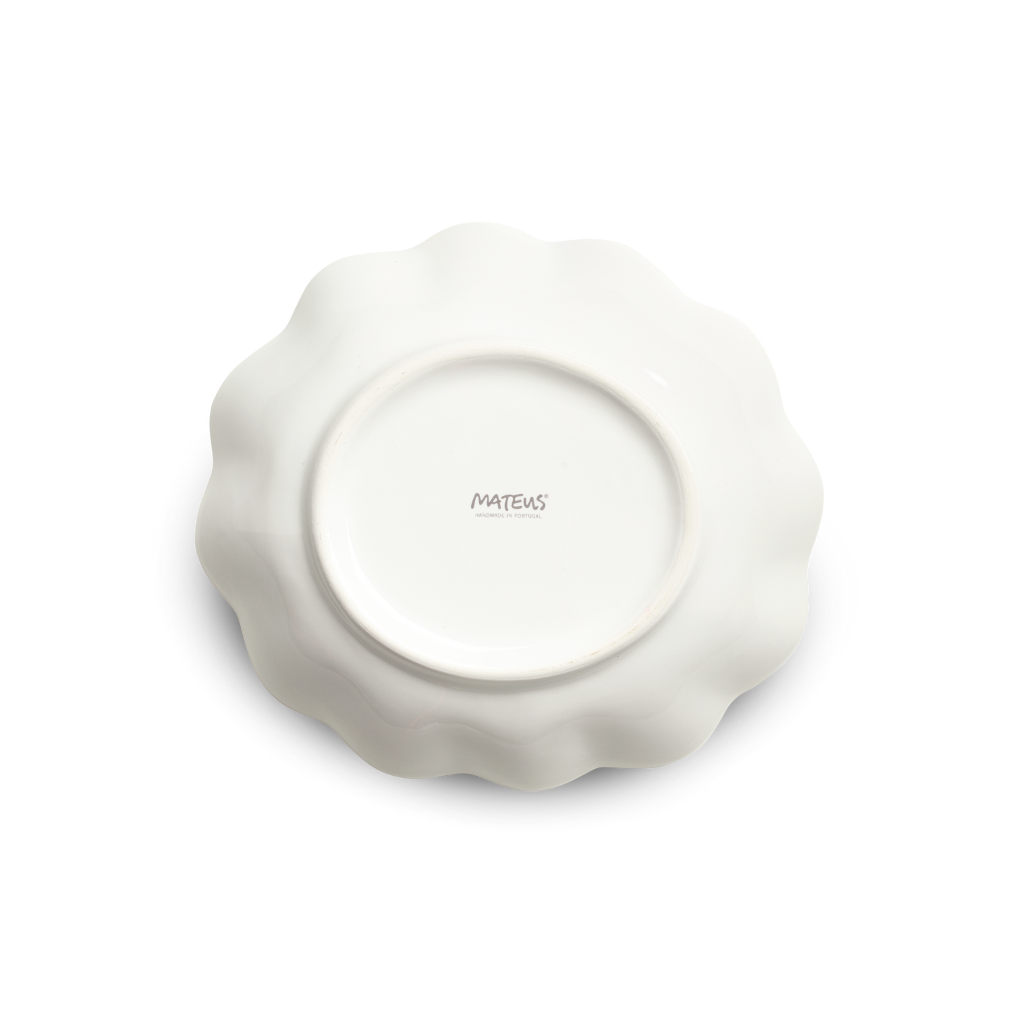Oyster Bowl 18 x 16 cm / 40 cl White