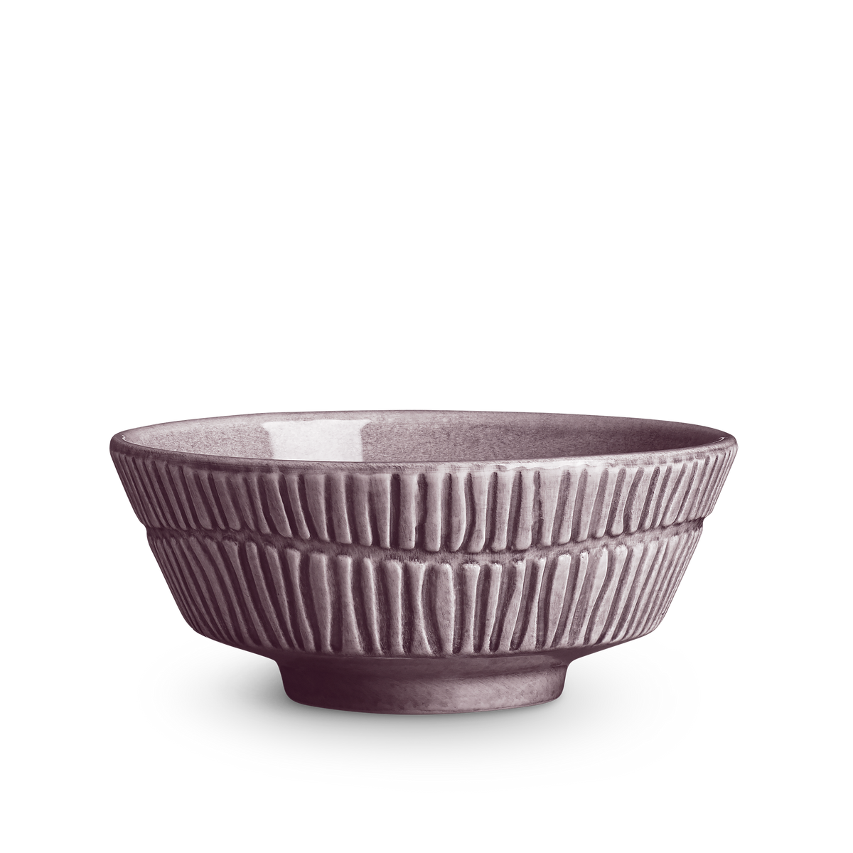 Stripes Skål 15 cm / 50 cl Plommon