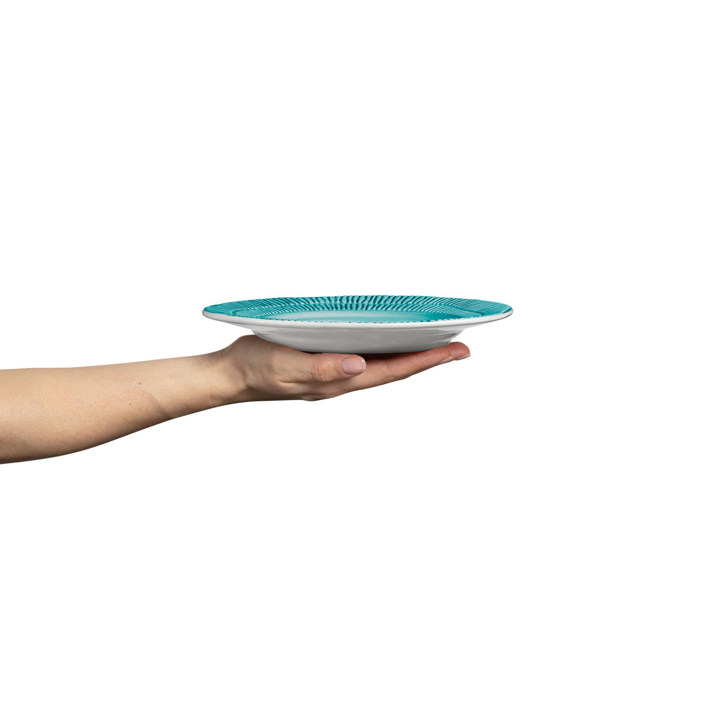 Stripes Plate 21 cm Ocean