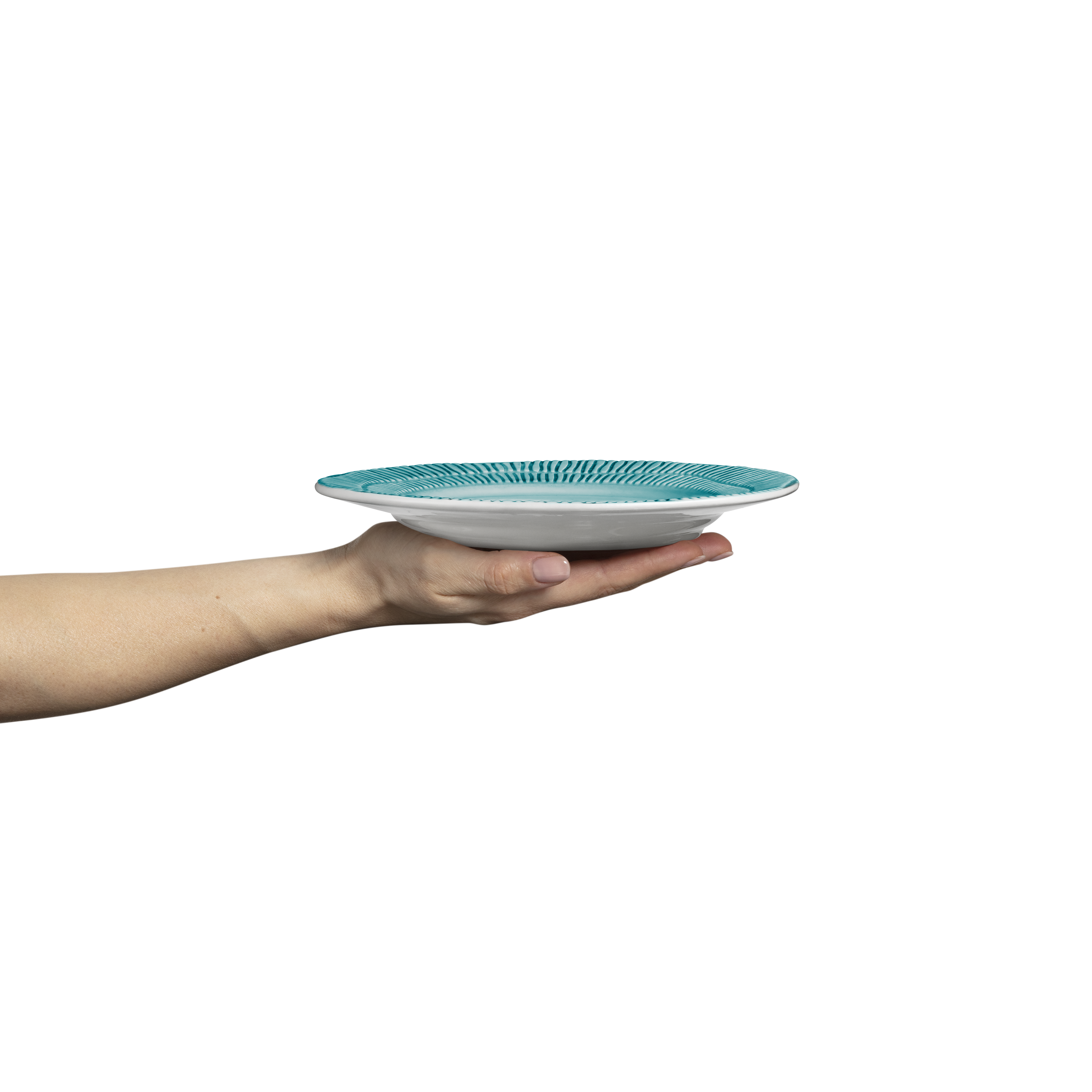 Stripes Plate 21 cm Ocean