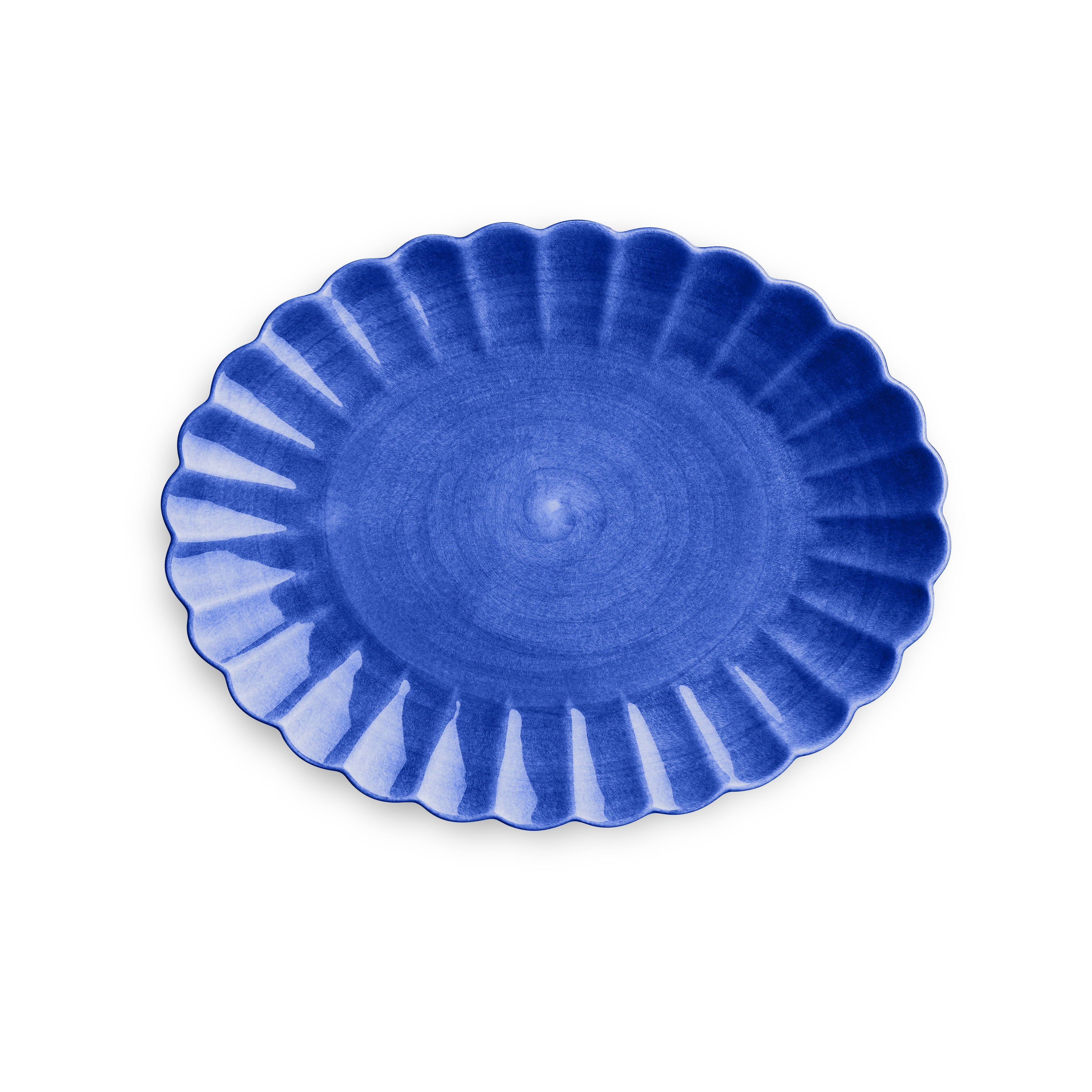 Oyster Platter 35 x 30 cm Blue