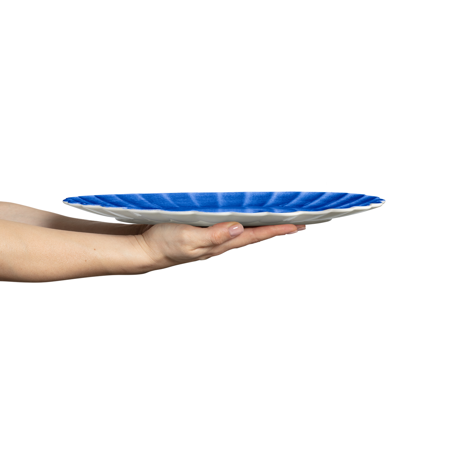 Oyster Platter 35 x 30 cm Blue